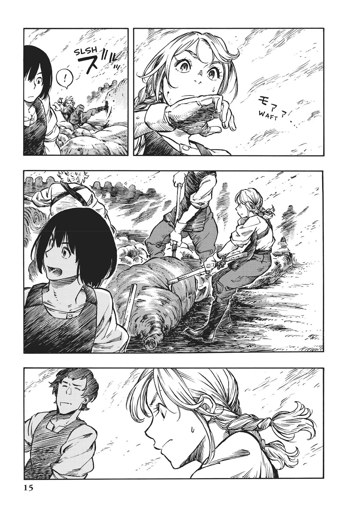 Kuutei Dragons Chapter 6 page 15 - Chapter 6: First Butchering & Dragon Tapestries
