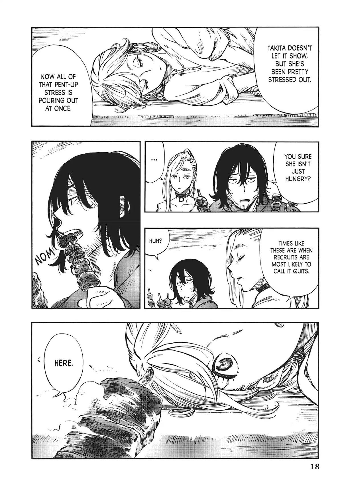 Kuutei Dragons Chapter 6 page 18 - Chapter 6: First Butchering & Dragon Tapestries