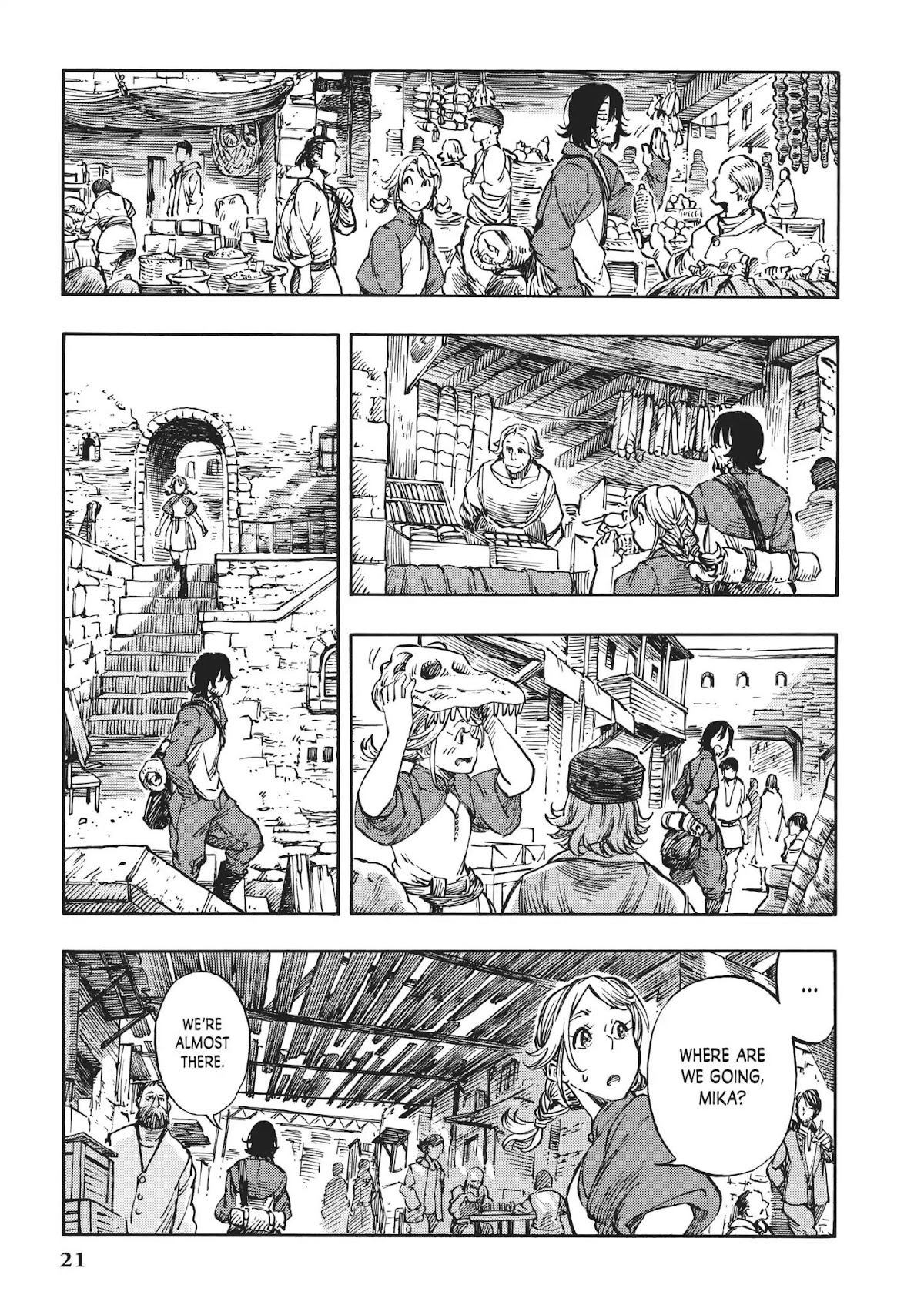 Kuutei Dragons Chapter 6 page 21 - Chapter 6: First Butchering & Dragon Tapestries