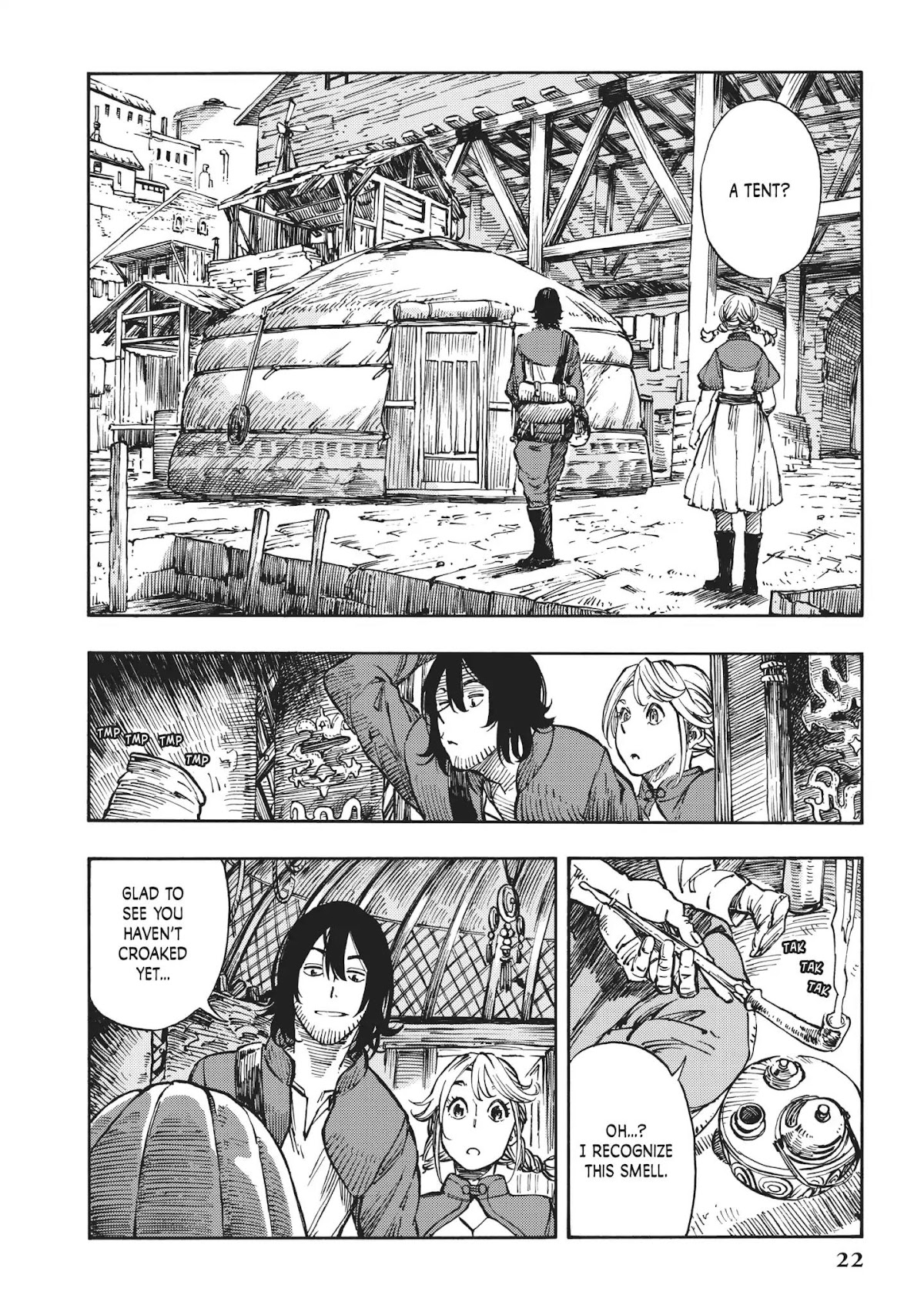 Kuutei Dragons Chapter 6 page 22 - Chapter 6: First Butchering & Dragon Tapestries