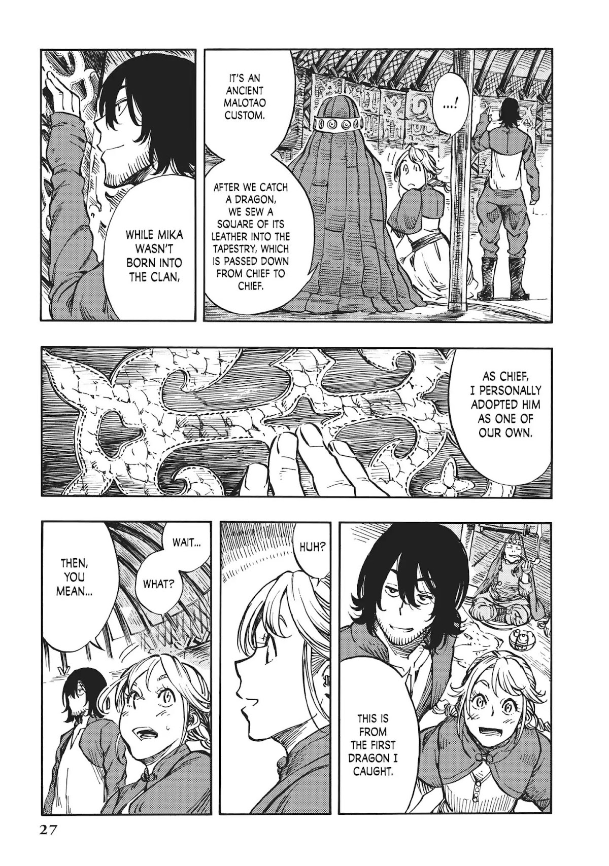 Kuutei Dragons Chapter 6 page 27 - Chapter 6: First Butchering & Dragon Tapestries