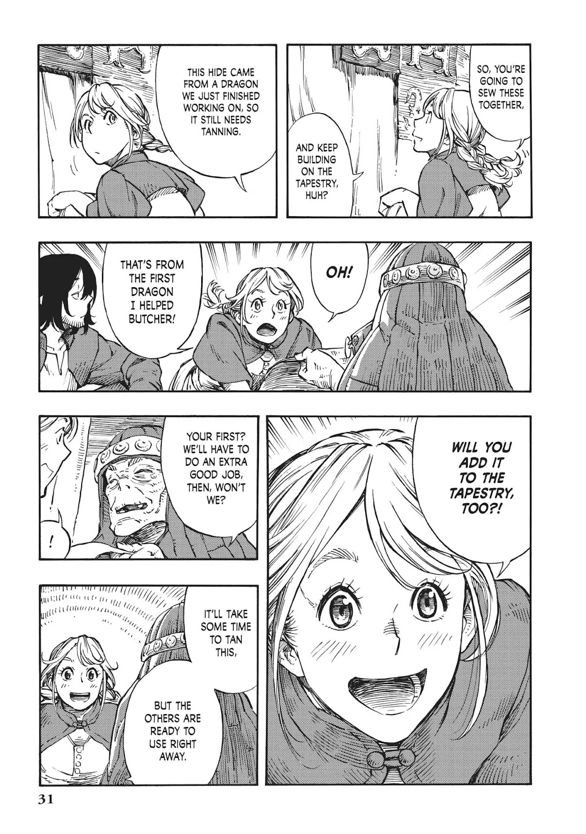 Kuutei Dragons Chapter 6 page 30 - Chapter 6: First Butchering & Dragon Tapestries
