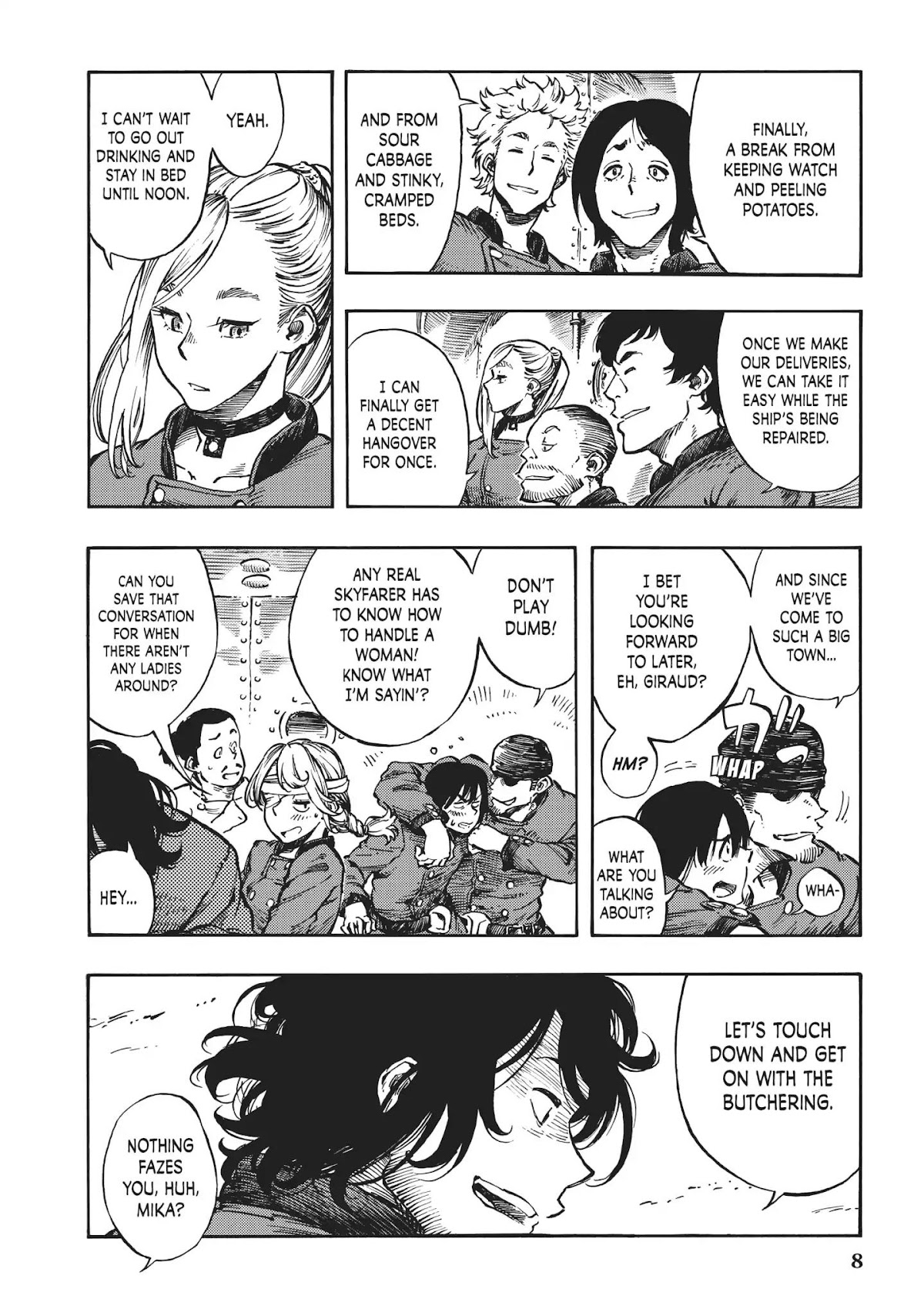 Kuutei Dragons Chapter 6 page 8 - Chapter 6: First Butchering & Dragon Tapestries