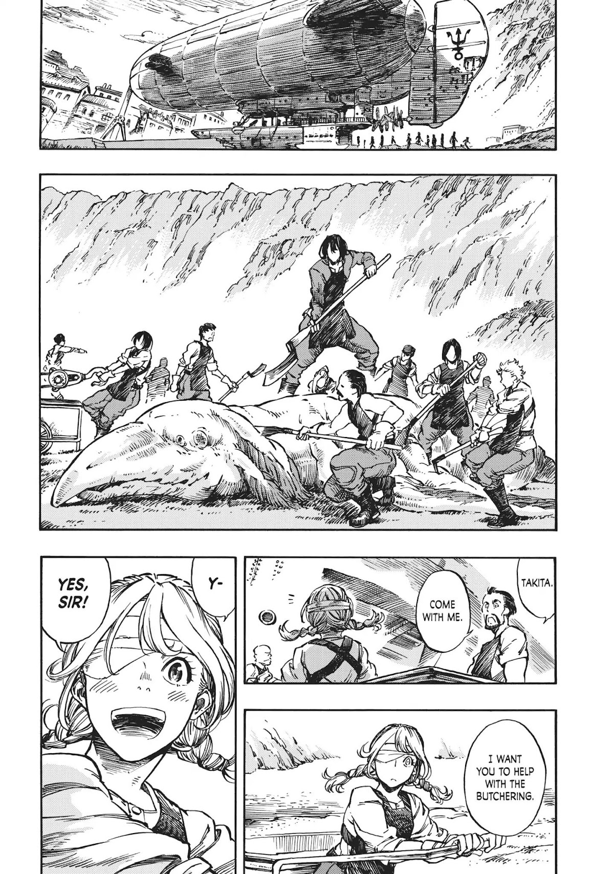 Kuutei Dragons Chapter 6 page 9 - Chapter 6: First Butchering & Dragon Tapestries
