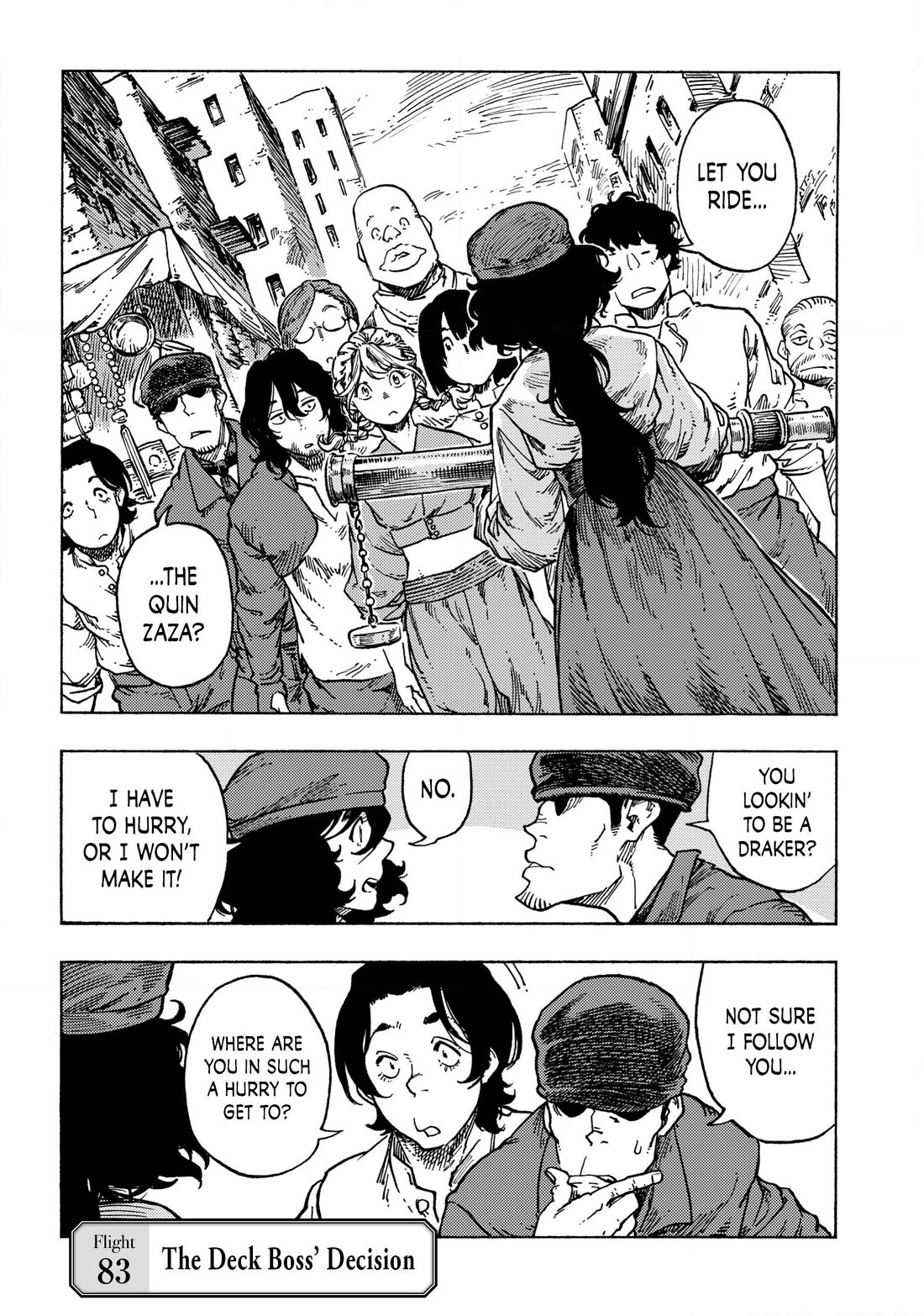 Kuutei Dragons Chapter 83 page 1 - Chapter 83: The Deck Boss’ Decision