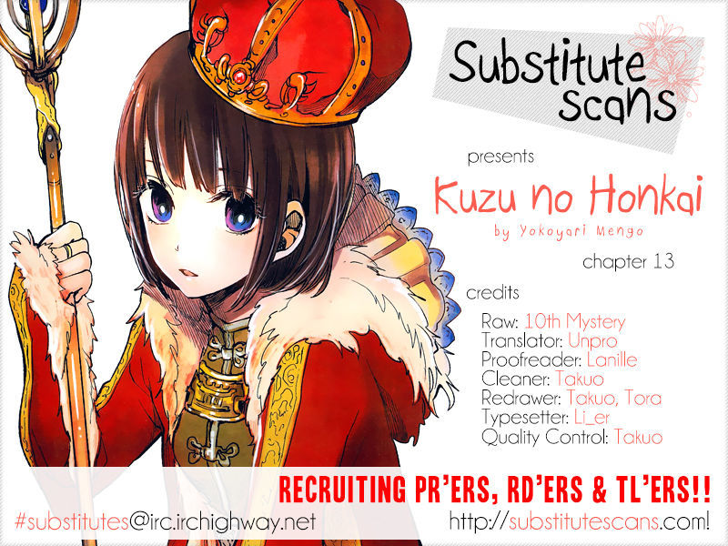 Kuzu no Honkai Chapter 13 page 1 - Chapter 13 : Bad Apple