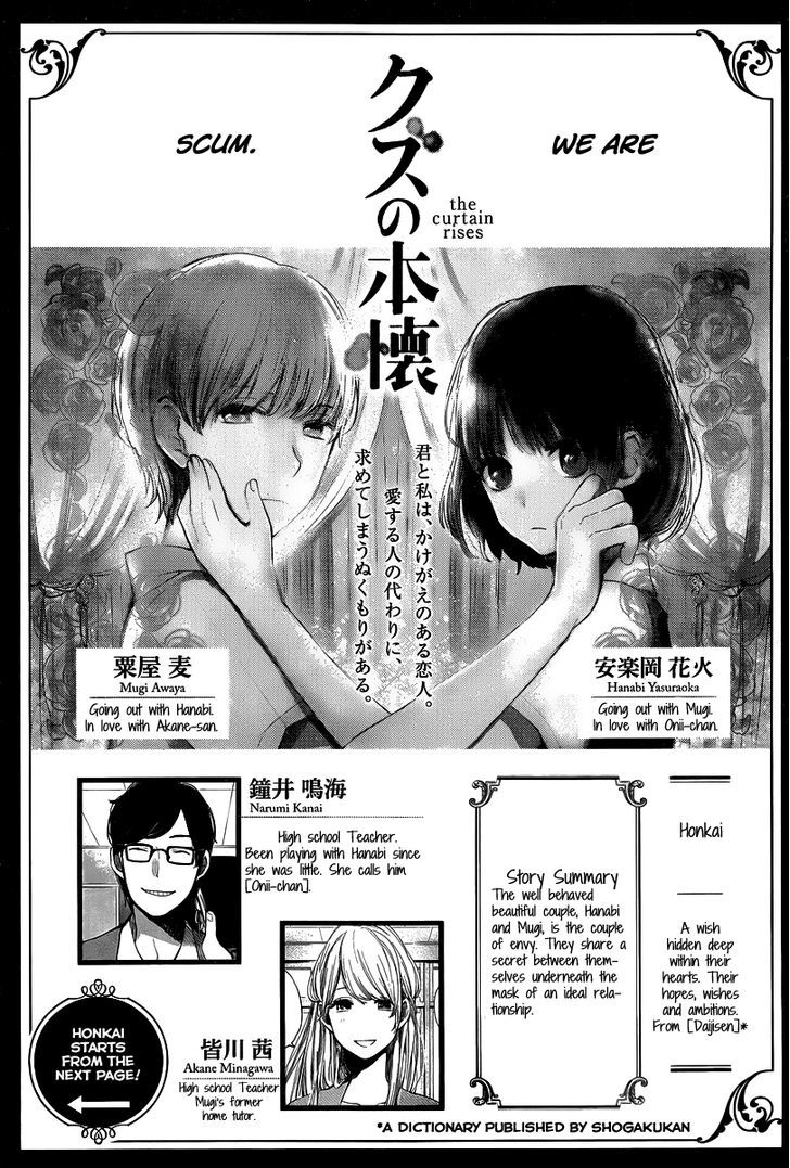 Kuzu no Honkai Chapter 3 page 2 - Chapter 3 : Battle Royale of Youth
