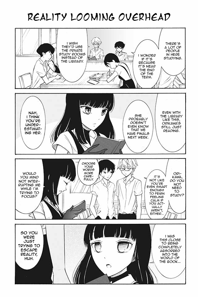 Kuzu to Megane to Bungakushojo (Nise) Chapter 160 page 1 - Chapter 160: Reality Looming Overhead