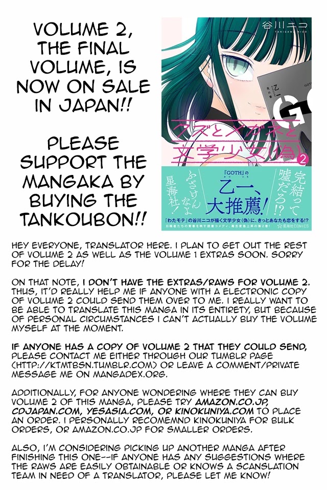 Kuzu to Megane to Bungakushojo (Nise) Chapter 160 page 2 - Chapter 160: Reality Looming Overhead