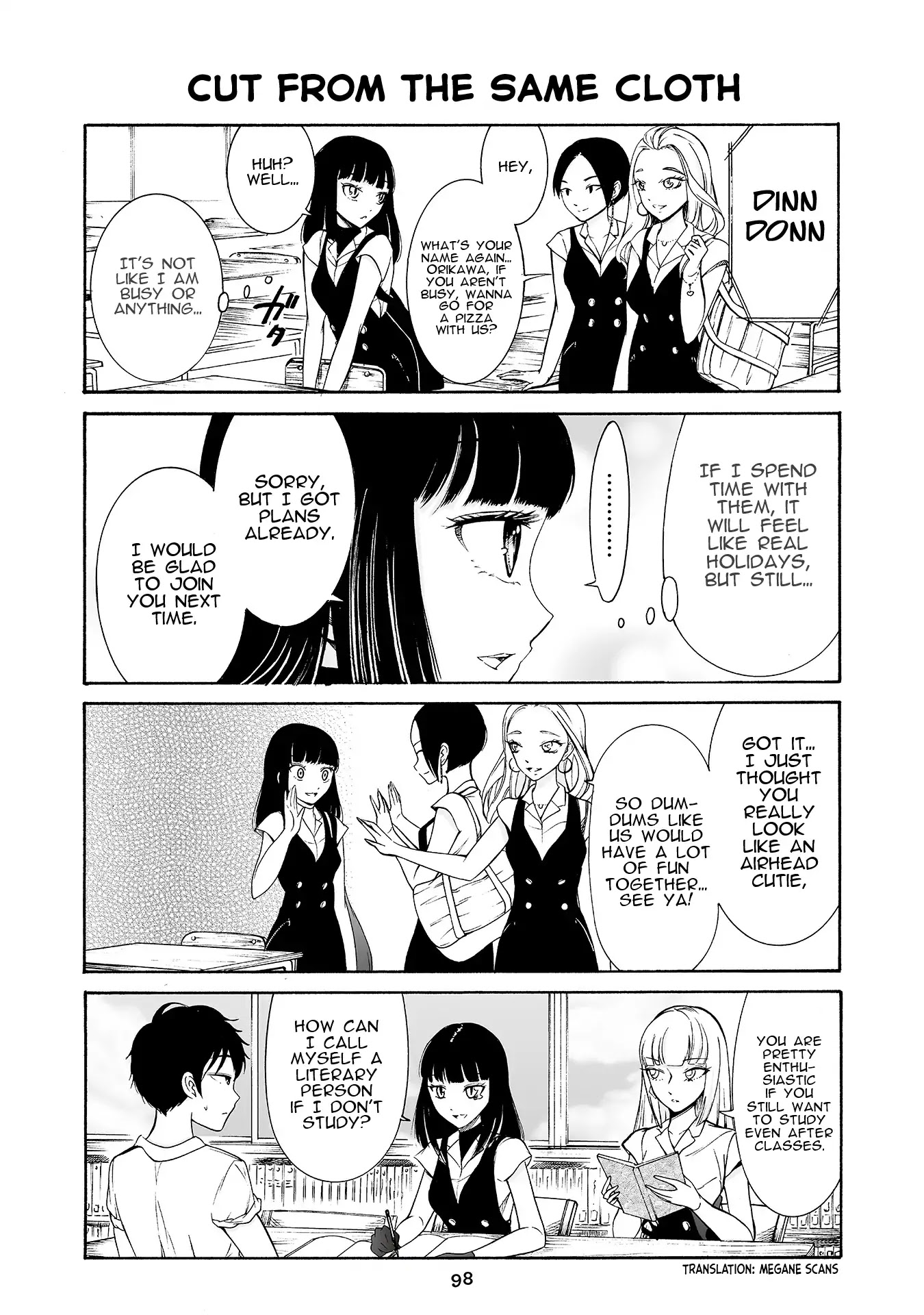 Kuzu to Megane to Bungakushojo (Nise) Chapter 179 page 1 - Chapter 179: Cut from the same cloth