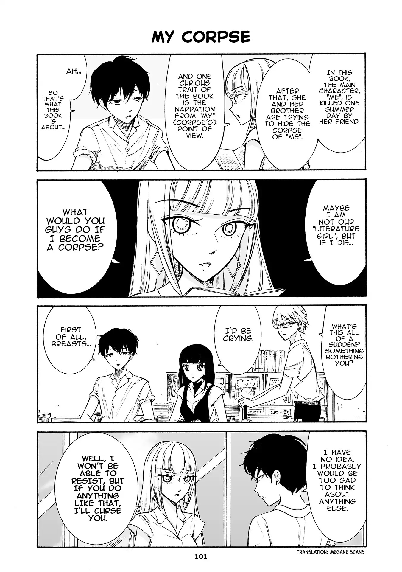 Kuzu to Megane to Bungakushojo (Nise) Chapter 182 page 1 - Chapter 182: My corpse