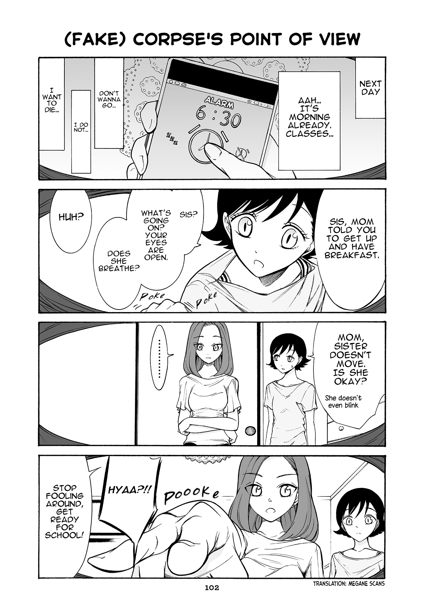 Kuzu to Megane to Bungakushojo (Nise) Chapter 183 page 1 - Chapter 183: (Fake) Corpse's point of view