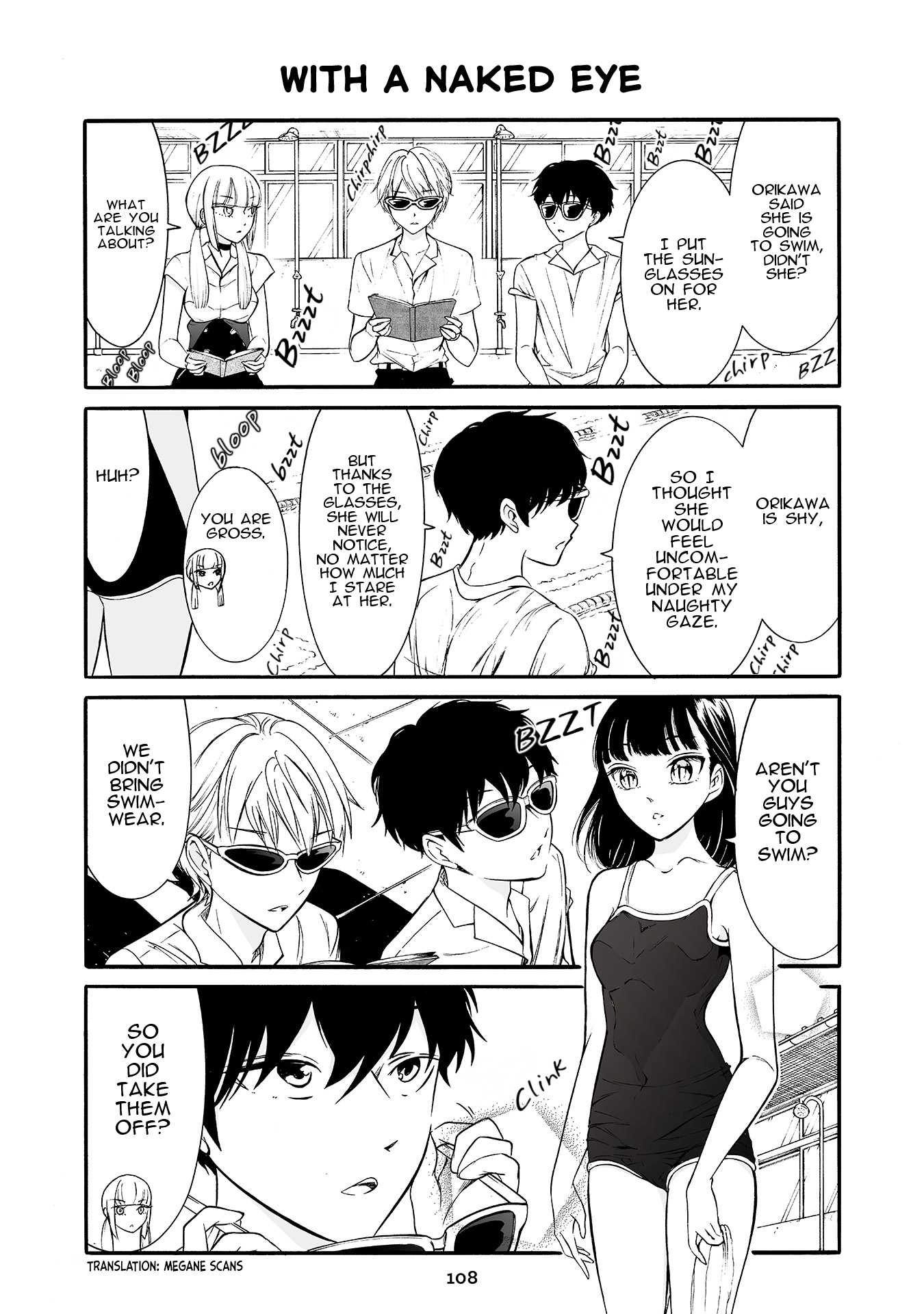 Kuzu to Megane to Bungakushojo (Nise) Chapter 187 page 1 - Chapter 187: With a naked eye
