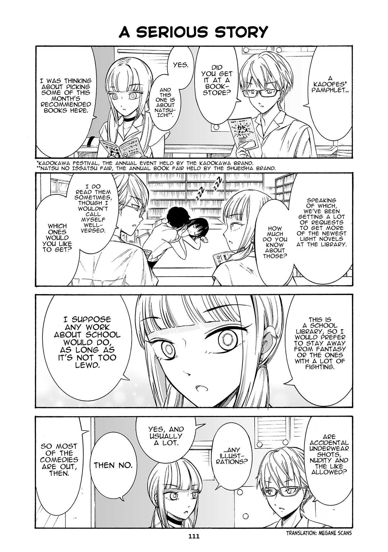Kuzu to Megane to Bungakushojo (Nise) Chapter 190 page 1 - Chapter 190: A serious story