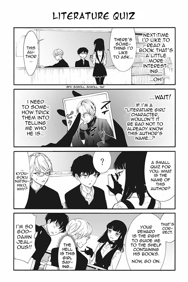 Kuzu to Megane to Bungakushojo (Nise) Chapter 22 page 1 - Chapter 22 : Literature Quiz