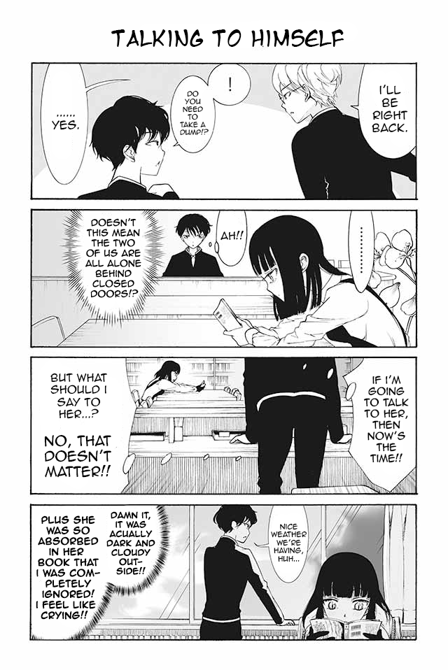 Kuzu to Megane to Bungakushojo (Nise) Chapter 26 page 1 - Chapter 26 : Talking to Himself