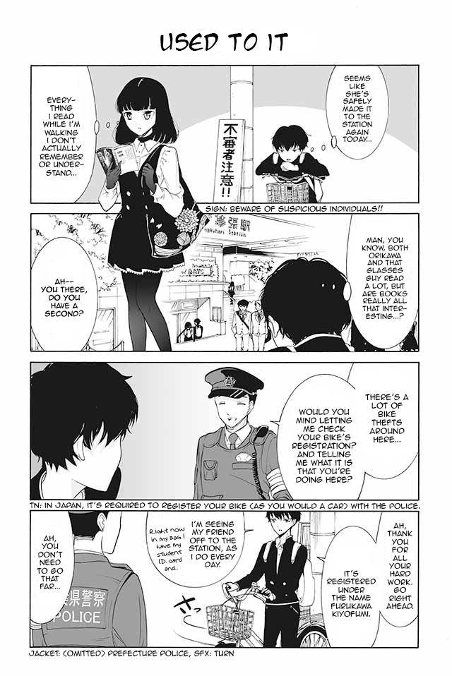 Kuzu to Megane to Bungakushojo (Nise) Chapter 31 page 1 - Chapter 31 : Used to It