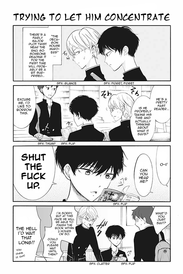 Kuzu to Megane to Bungakushojo (Nise) Chapter 37 page 1 - Chapter 37 : Trying to Let Him Concentrate