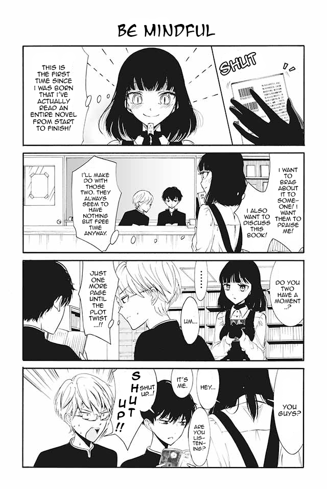 Kuzu to Megane to Bungakushojo (Nise) Chapter 38 page 1 - Chapter 38 : Be Mindful
