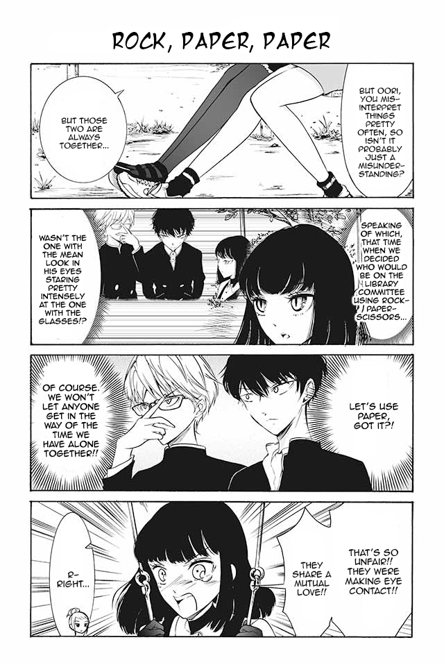 Kuzu to Megane to Bungakushojo (Nise) Chapter 47 page 1 - Chapter 47 : Rock, Paper, Paper