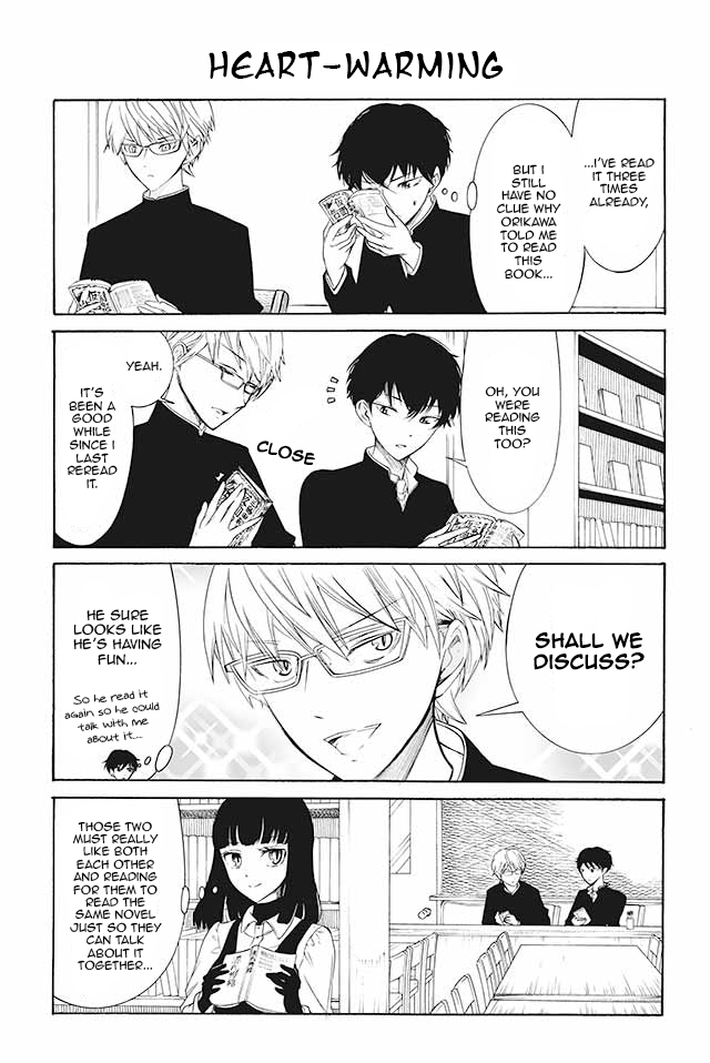 Kuzu to Megane to Bungakushojo (Nise) Chapter 59 page 1 - Chapter 59 : Heart-Warming