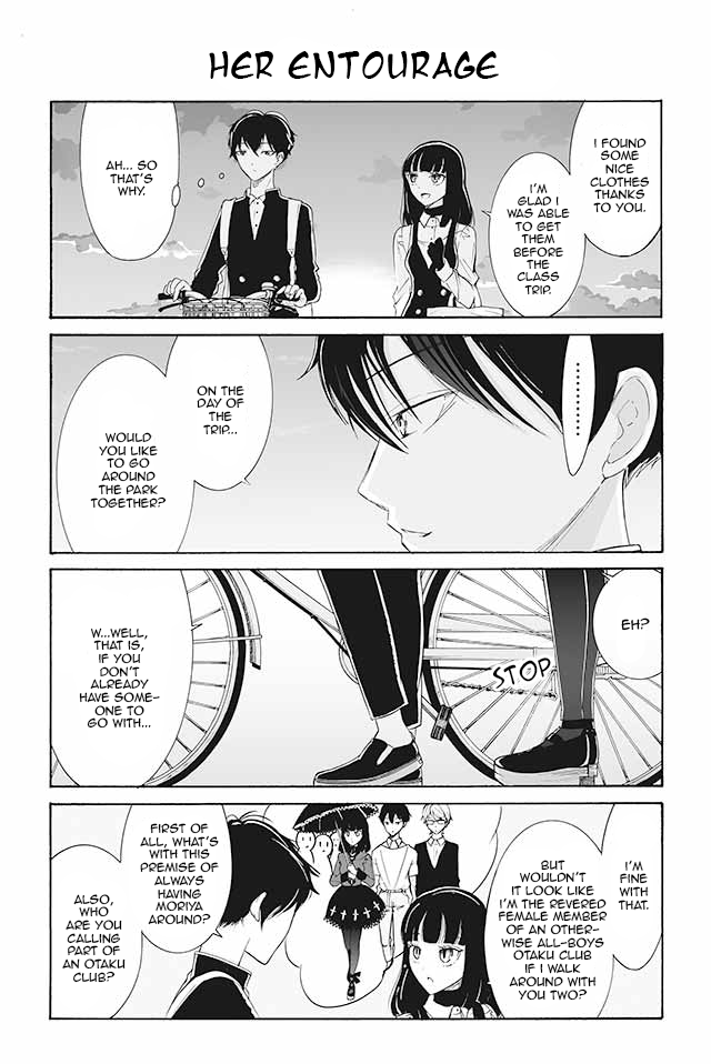 Kuzu to Megane to Bungakushojo (Nise) Chapter 70 page 1 - Chapter 70 : Her Entourage