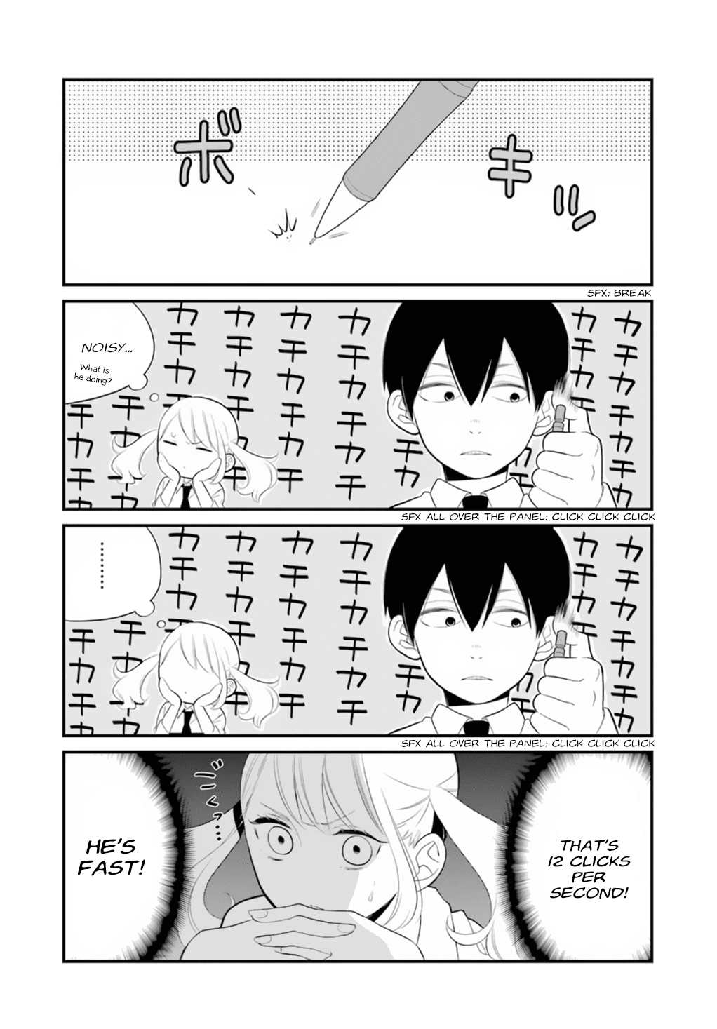 Kuzumi-kun, Kuuki Yometemasu ka? Chapter 0.1 page 6 - Chapter 0.1: The boring guy who's in my sights