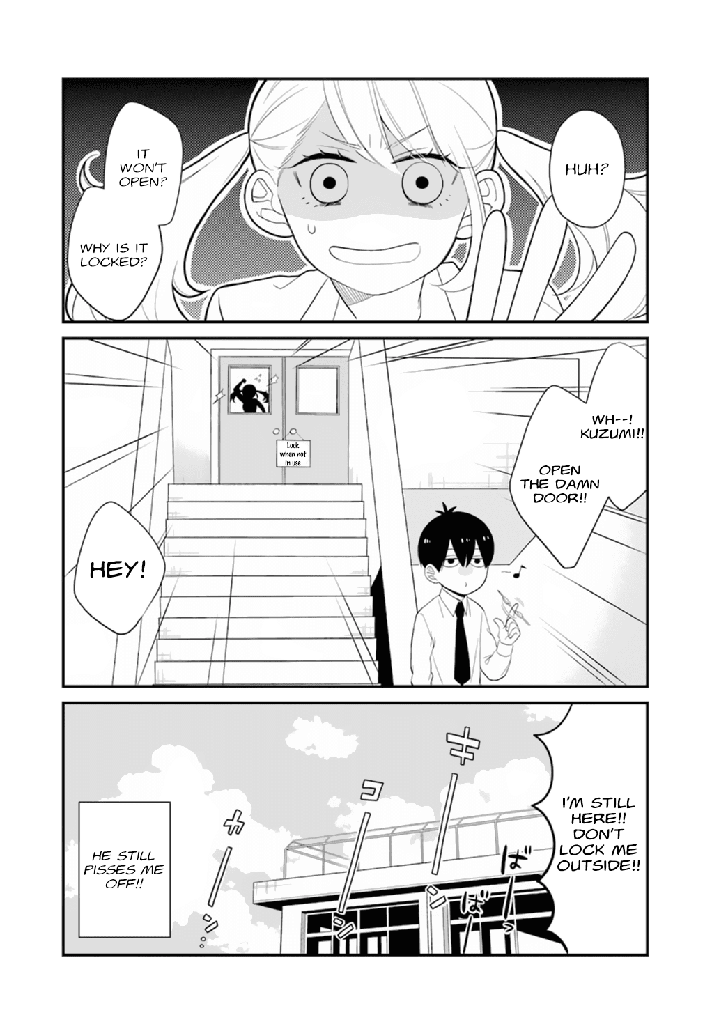 Kuzumi-kun, Kuuki Yometemasu ka? Chapter 0.9 page 19 - Chapter 0.9: Yahkeeism Haruna-kun