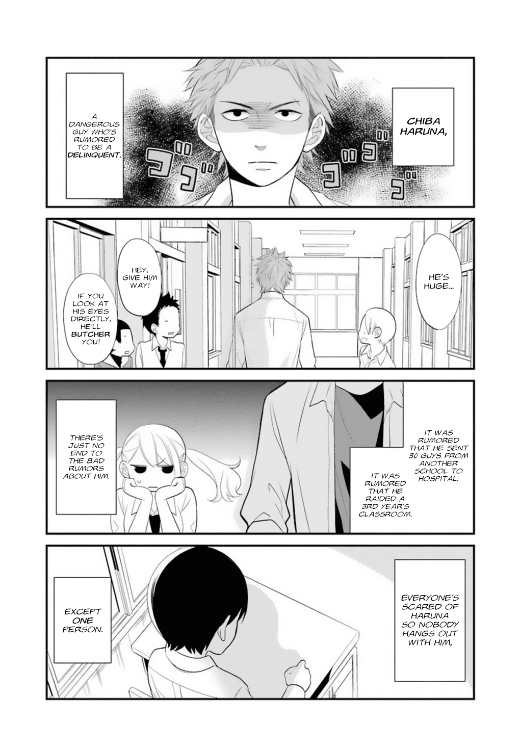 Kuzumi-kun, Kuuki Yometemasu ka? Chapter 0.9 page 2 - Chapter 0.9: Yahkeeism Haruna-kun