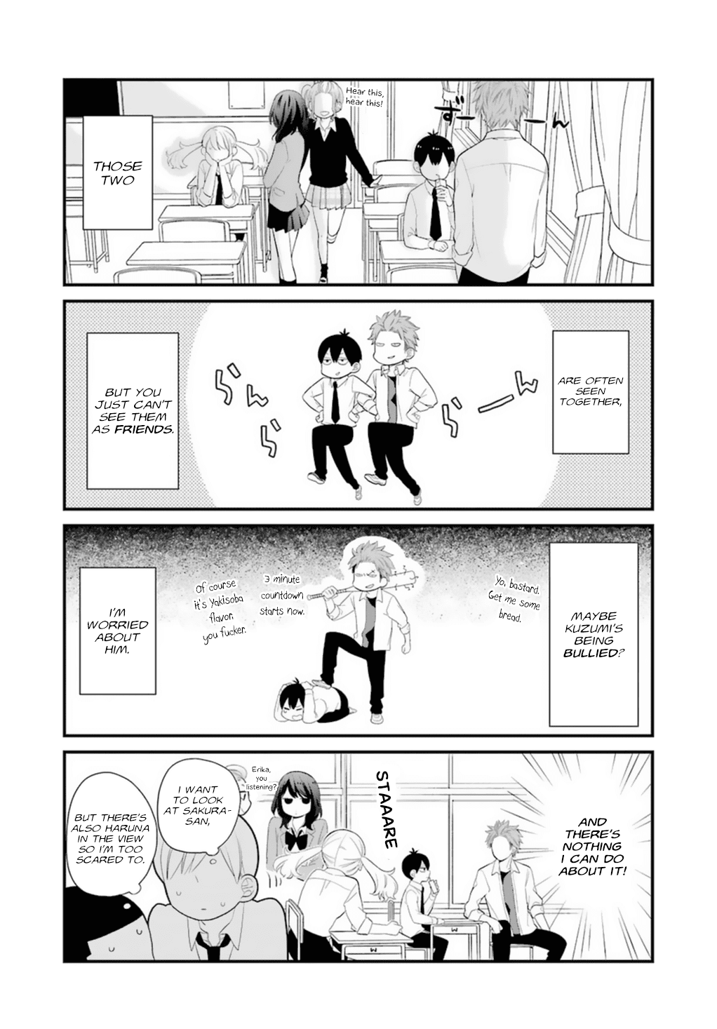Kuzumi-kun, Kuuki Yometemasu ka? Chapter 0.9 page 4 - Chapter 0.9: Yahkeeism Haruna-kun