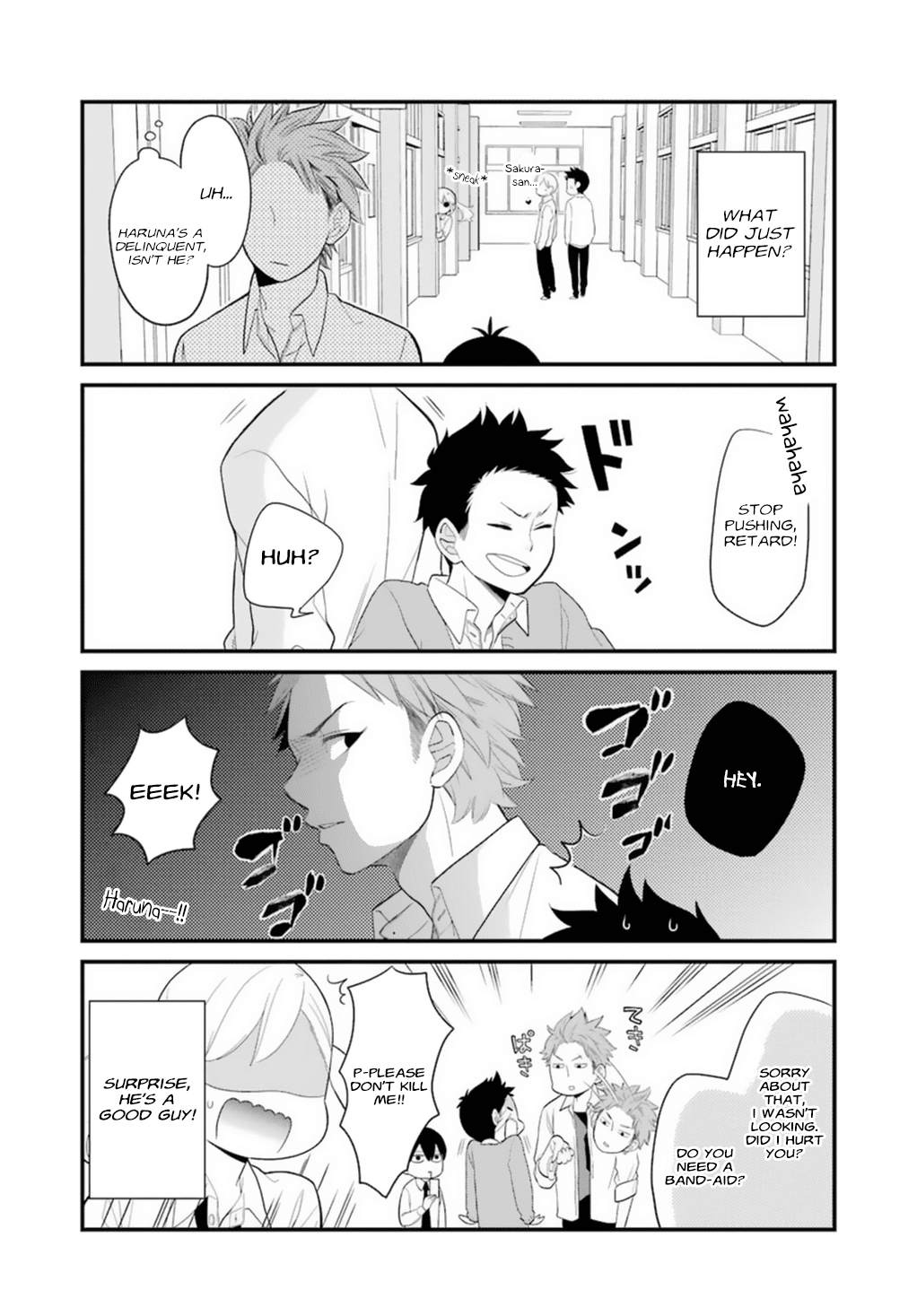Kuzumi-kun, Kuuki Yometemasu ka? Chapter 0.9 page 6 - Chapter 0.9: Yahkeeism Haruna-kun