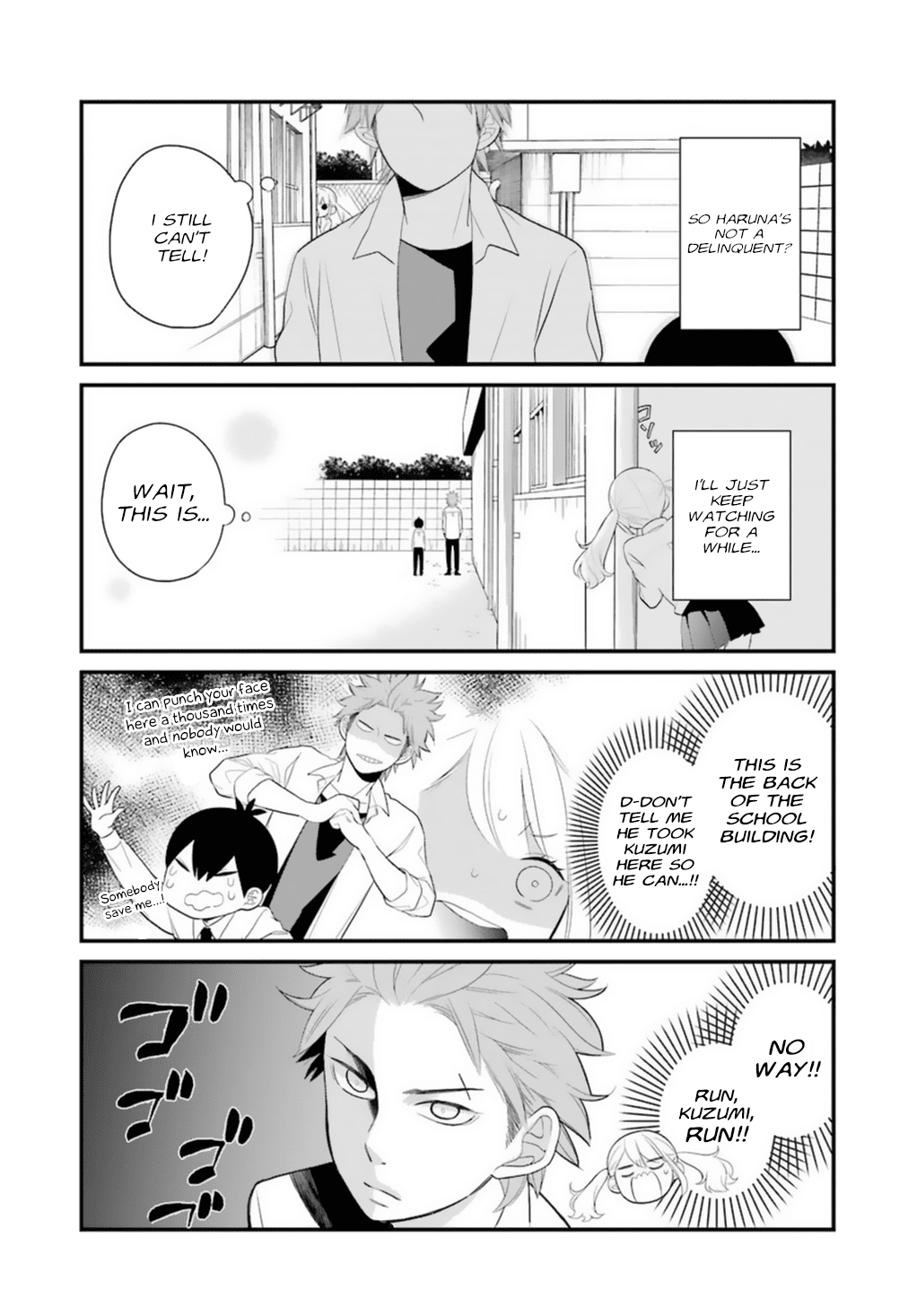 Kuzumi-kun, Kuuki Yometemasu ka? Chapter 0.9 page 7 - Chapter 0.9: Yahkeeism Haruna-kun