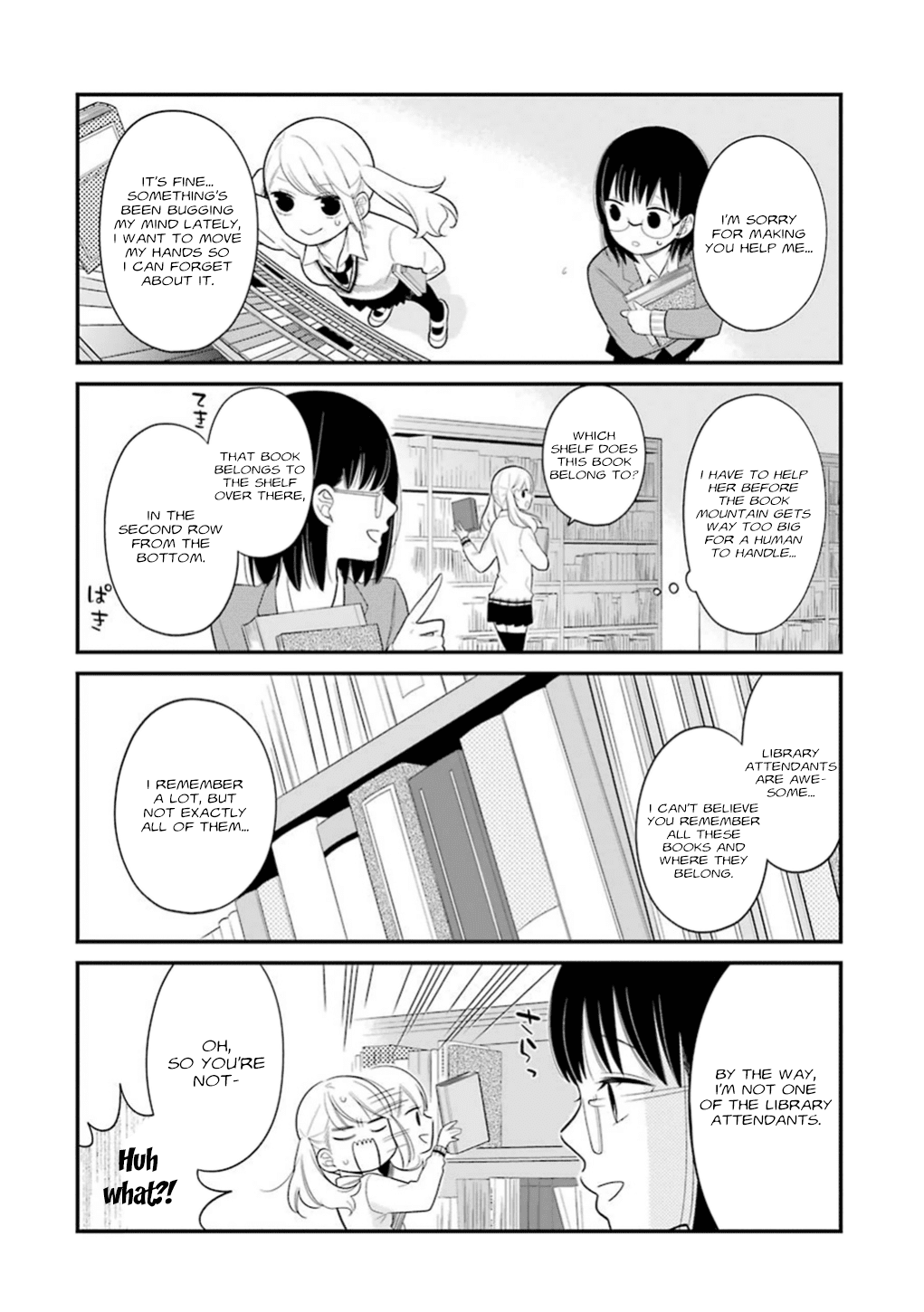 Kuzumi-kun, Kuuki Yometemasu ka? Chapter 12 page 13 - Chapter 12: Be Quiet in the Library