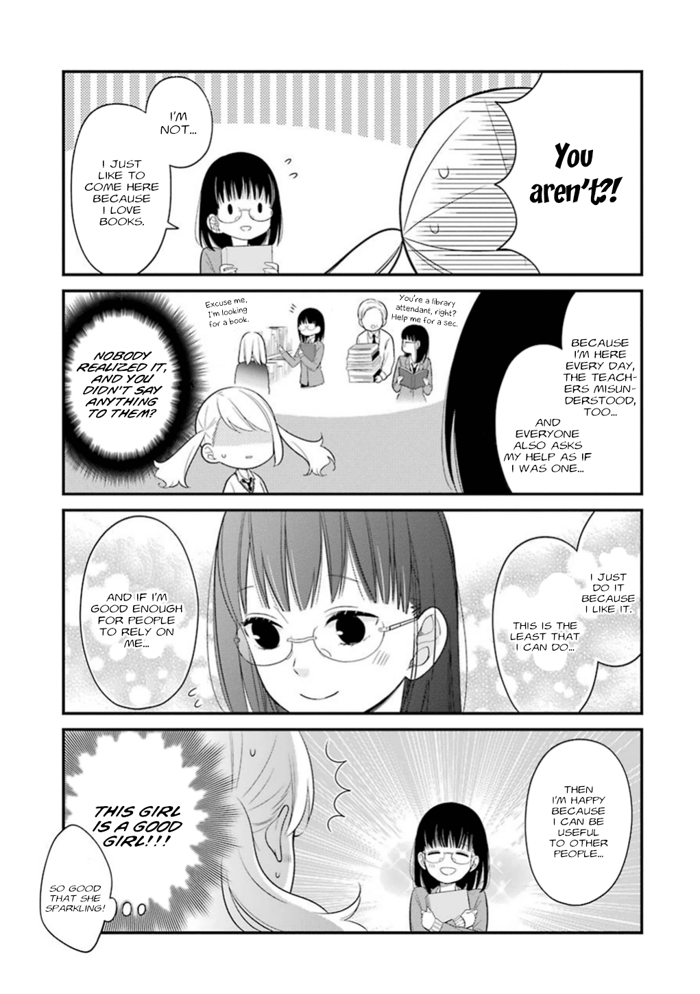 Kuzumi-kun, Kuuki Yometemasu ka? Chapter 12 page 14 - Chapter 12: Be Quiet in the Library