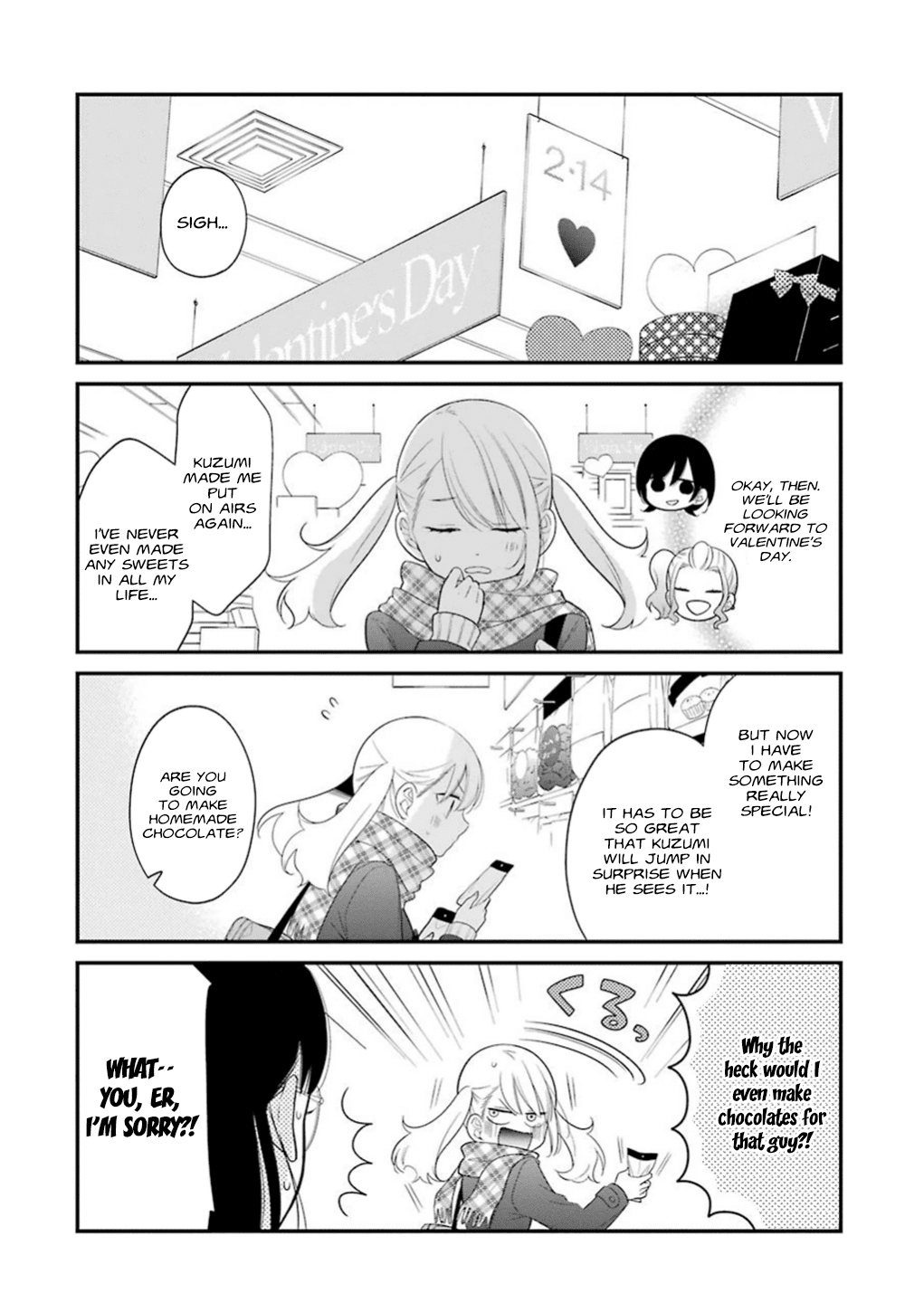 Kuzumi-kun, Kuuki Yometemasu ka? Chapter 13 page 5 - Chapter 13: The Chocolate War (of Love)