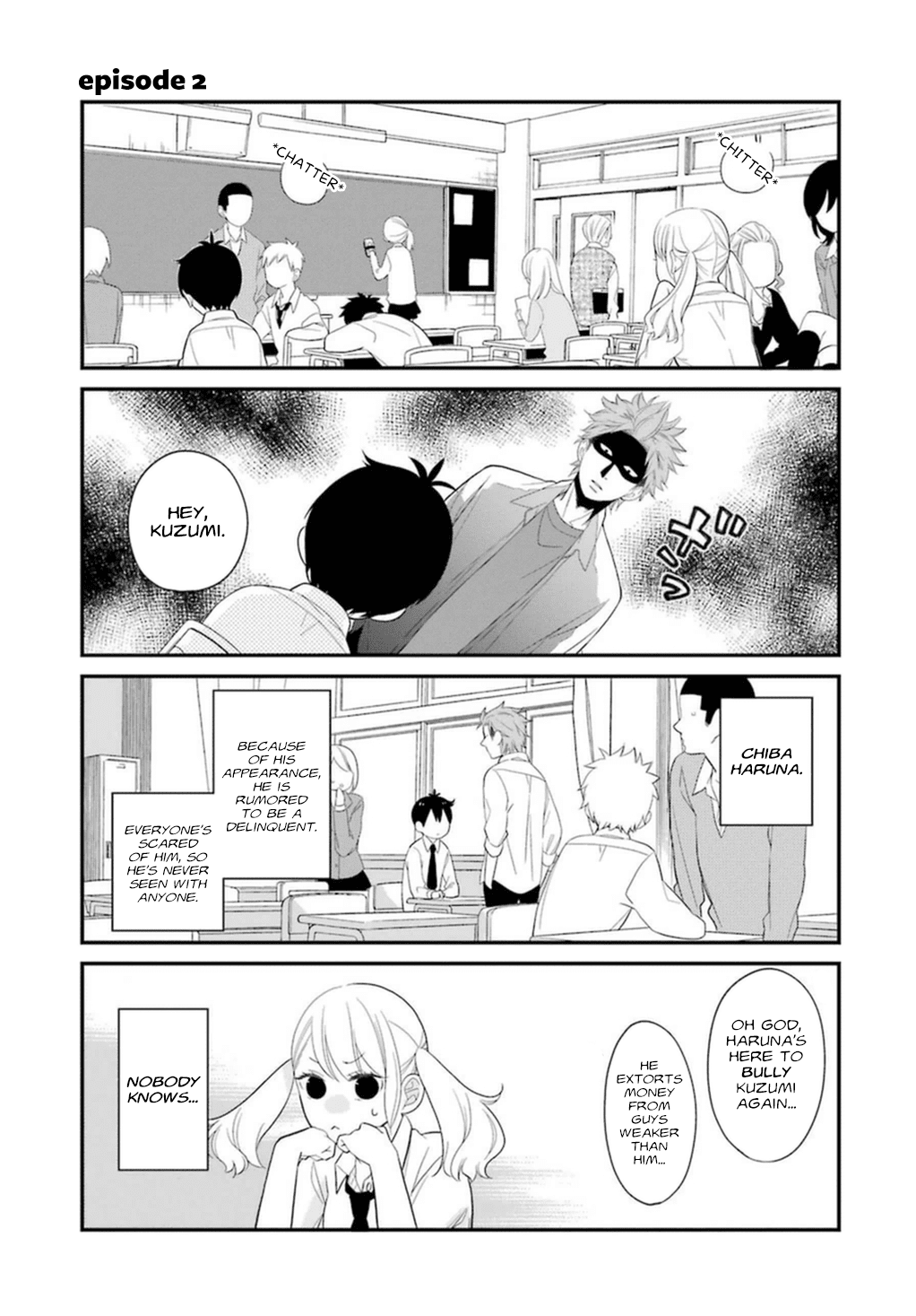 Kuzumi-kun, Kuuki Yometemasu ka? Chapter 2 page 2 - Chapter 2: Kuzumi & Haruna
