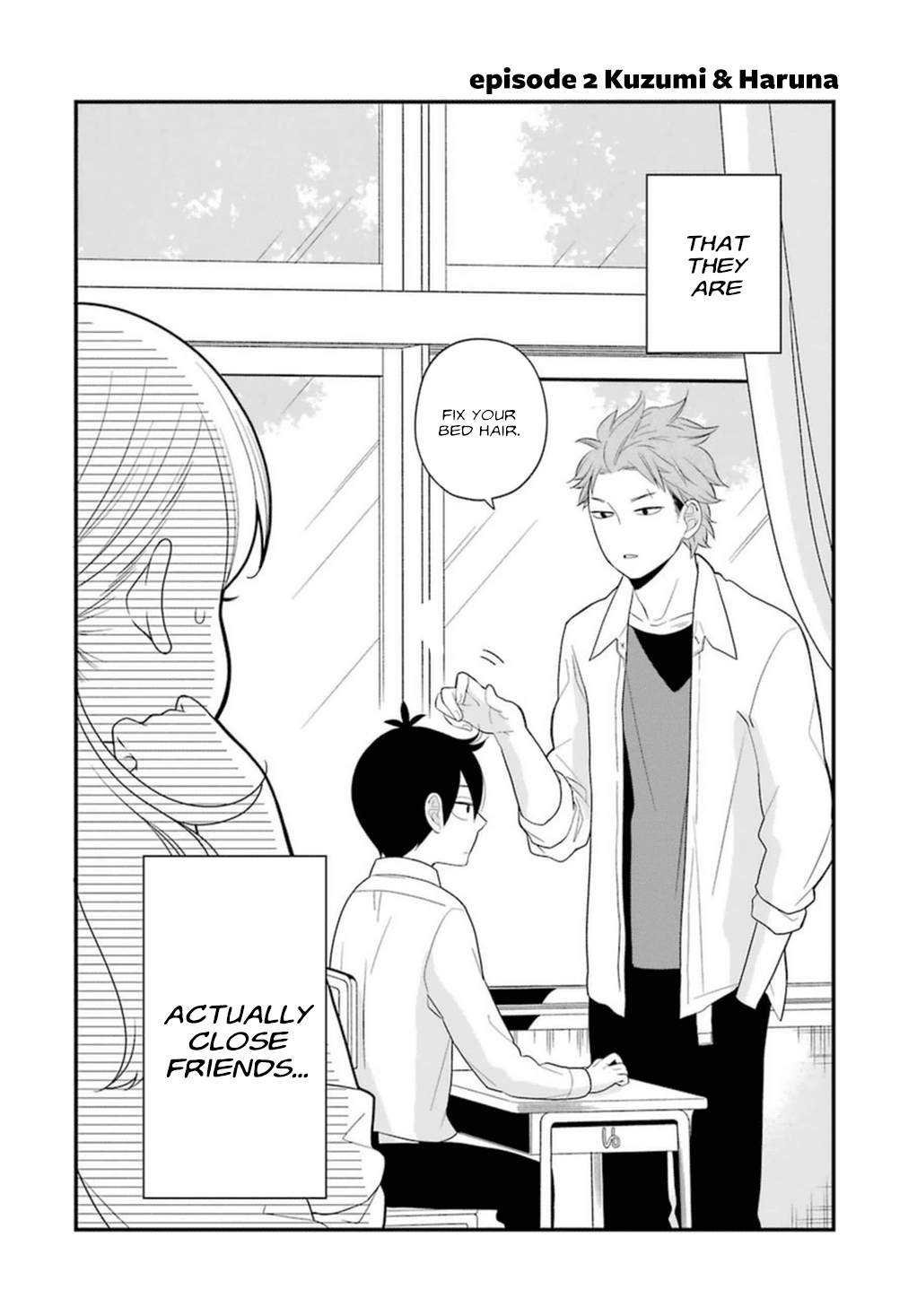 Kuzumi-kun, Kuuki Yometemasu ka? Chapter 2 page 3 - Chapter 2: Kuzumi & Haruna