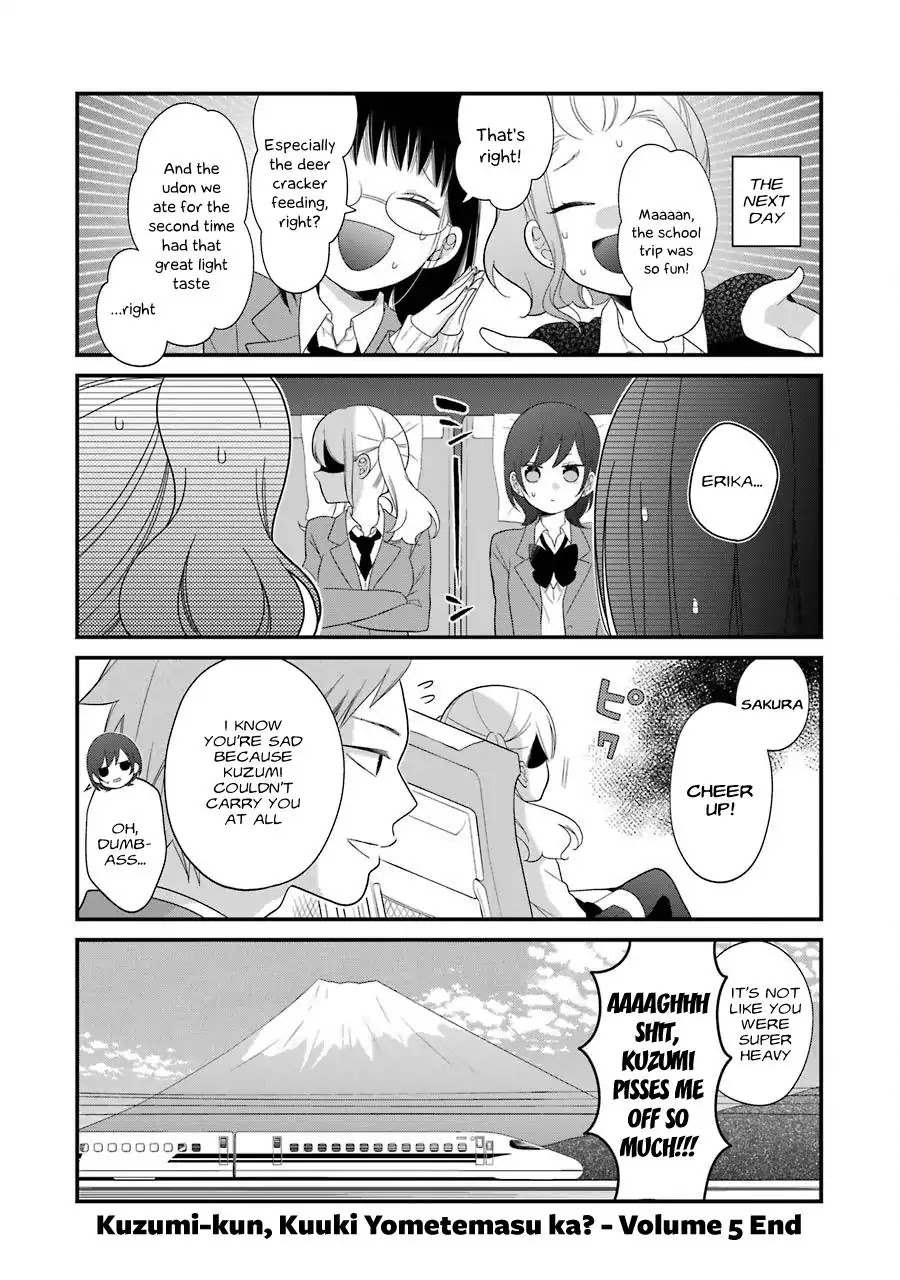 Kuzumi-kun, Kuuki Yometemasu ka? Chapter 30.5 page 12 - Chapter 30.5: School trip: Day three