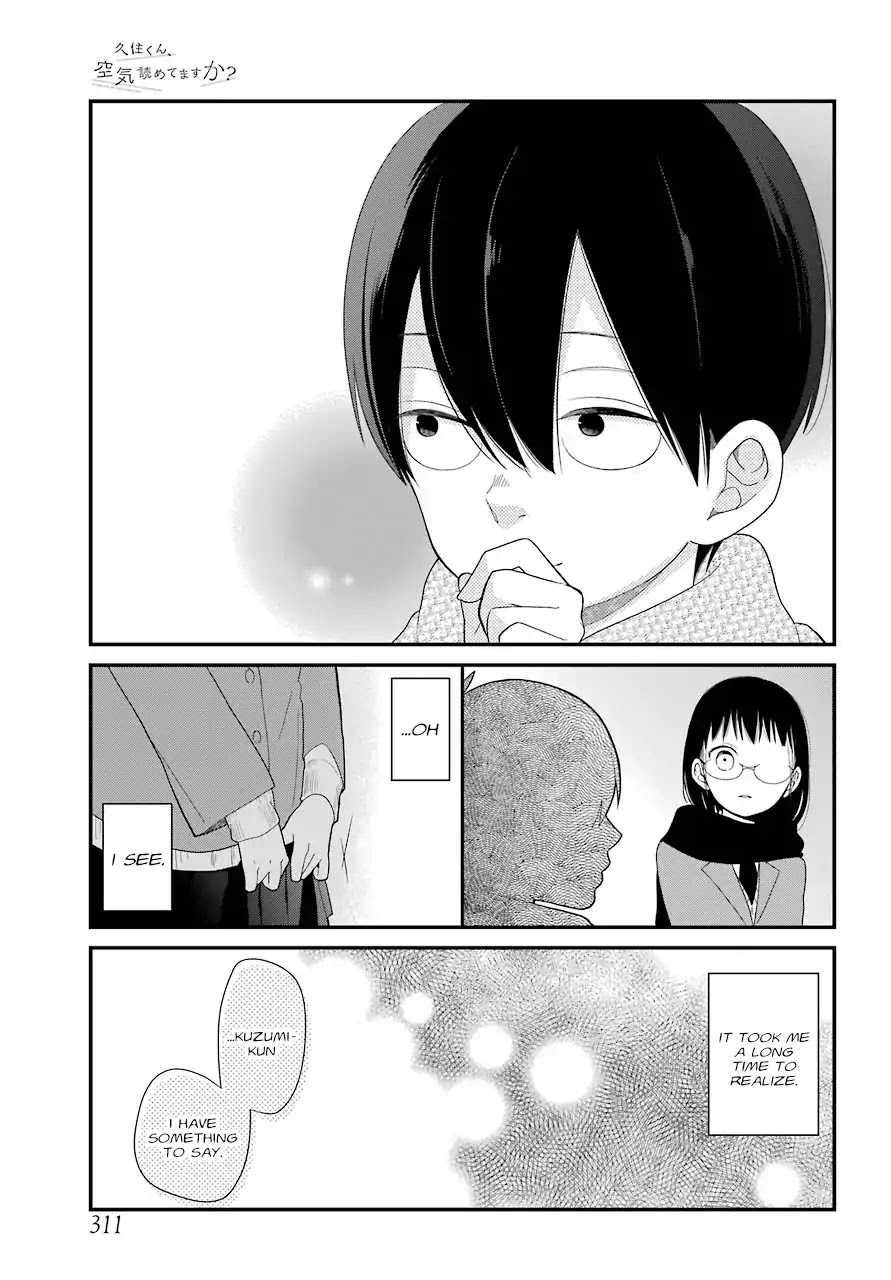 Kuzumi-kun, Kuuki Yometemasu ka? Chapter 36 page 13 - Chapter 36: I don't want to hear it, but i want to know