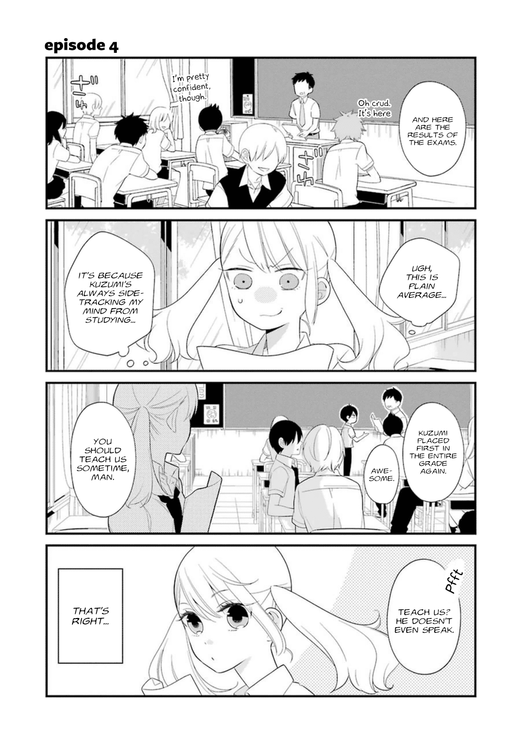 Kuzumi-kun, Kuuki Yometemasu ka? Chapter 4 page 1 - Chapter 4: I want to hear your voice right now