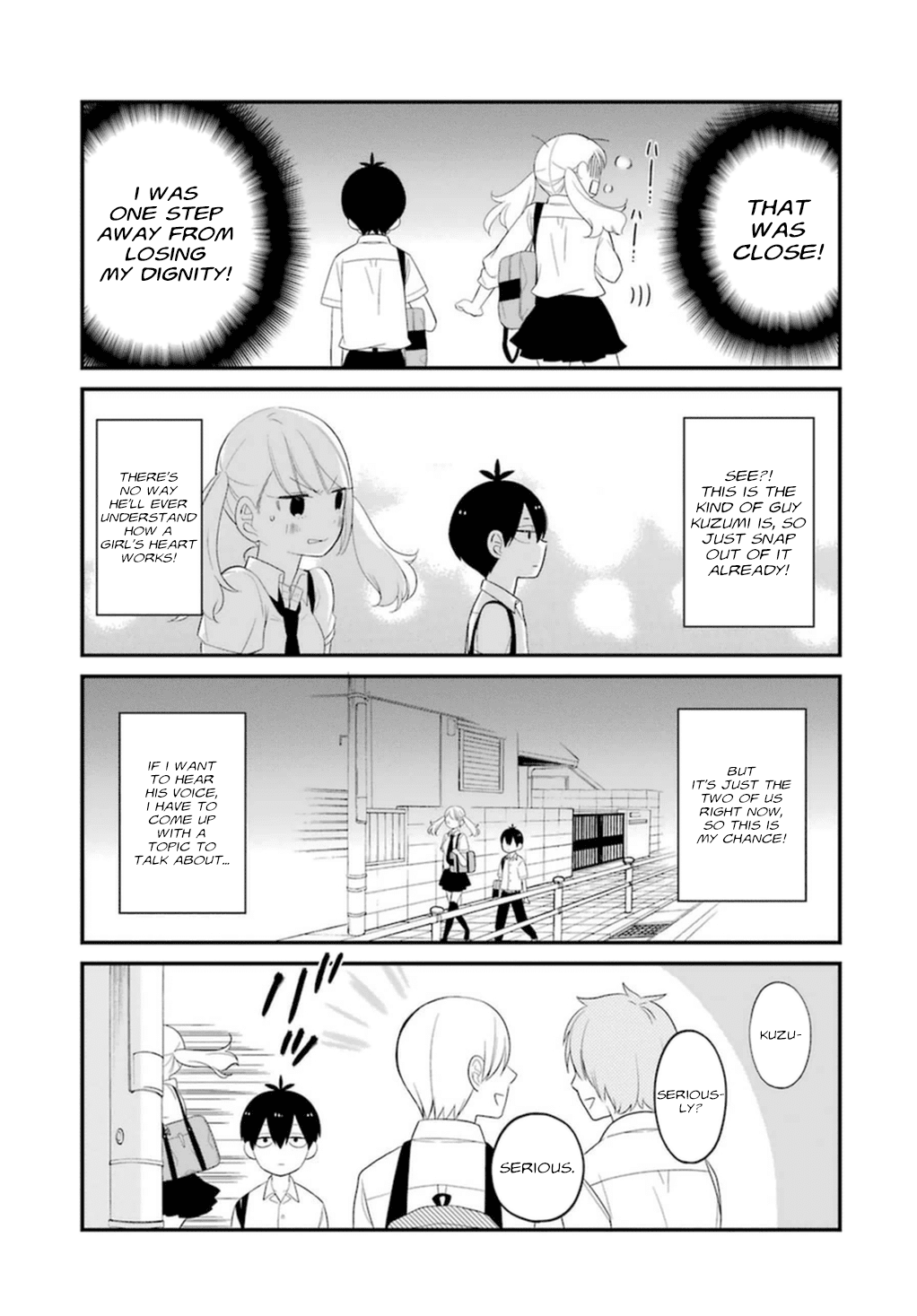 Kuzumi-kun, Kuuki Yometemasu ka? Chapter 4 page 13 - Chapter 4: I want to hear your voice right now