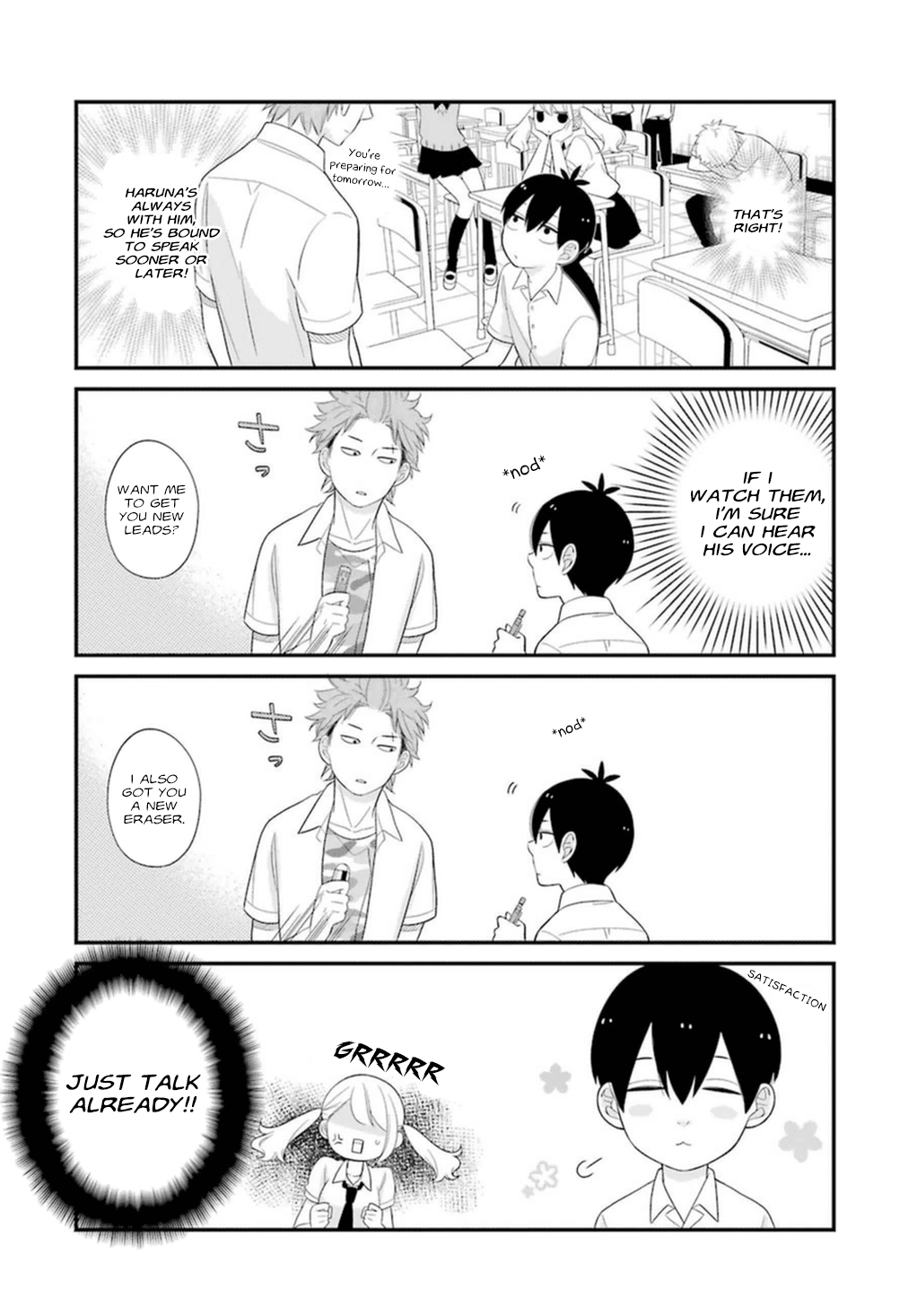 Kuzumi-kun, Kuuki Yometemasu ka? Chapter 4 page 4 - Chapter 4: I want to hear your voice right now