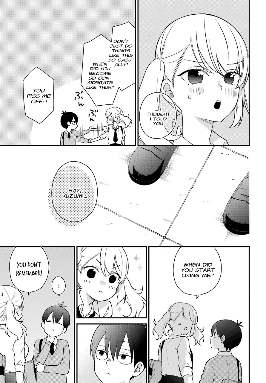 Kuzumi-kun, Kuuki Yometemasu ka? Chapter 49 page 21 - Chapter 49: The distance between them
