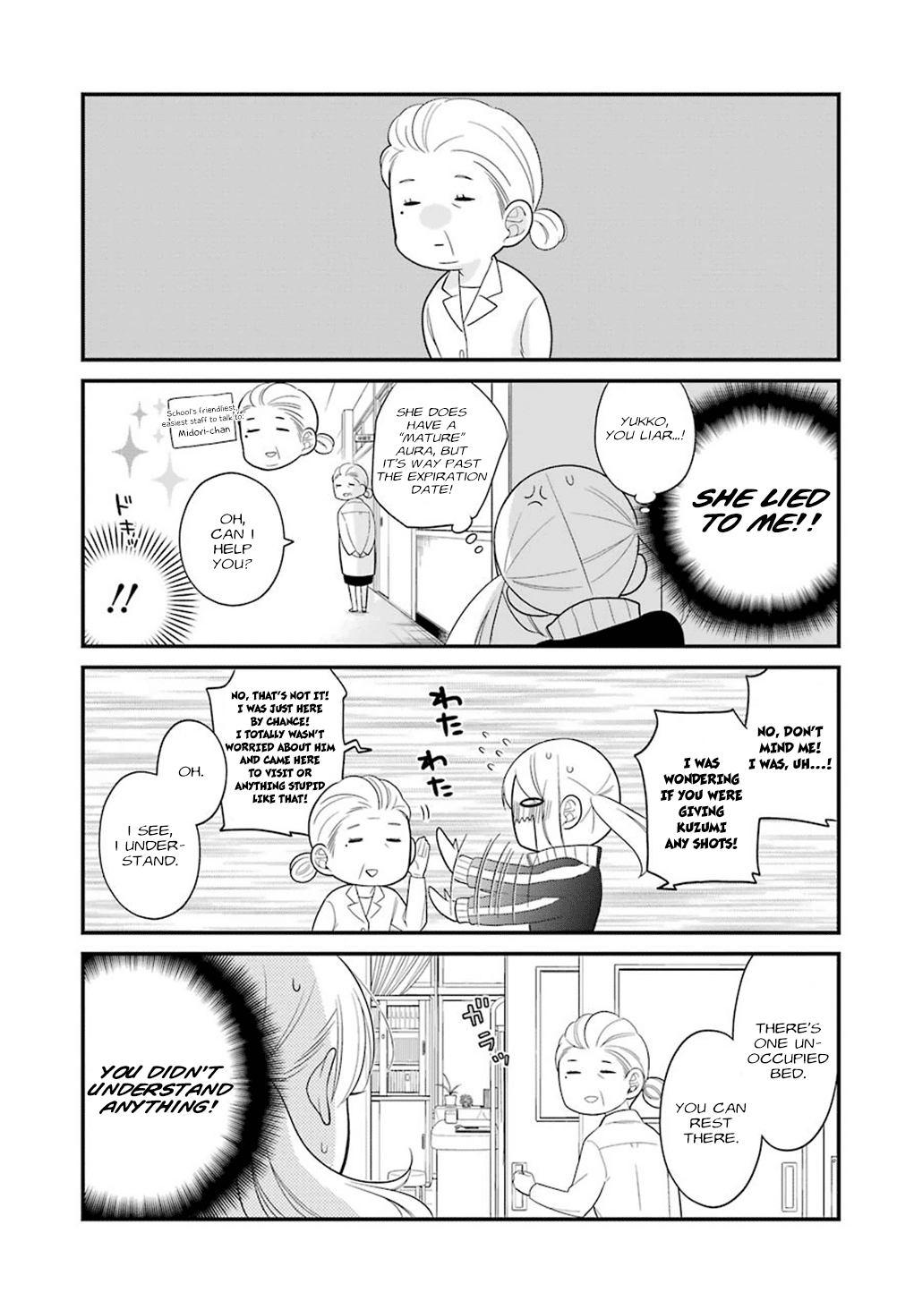 Kuzumi-kun, Kuuki Yometemasu ka? Chapter 8 page 13 - Chapter 8: A Classroom Without You