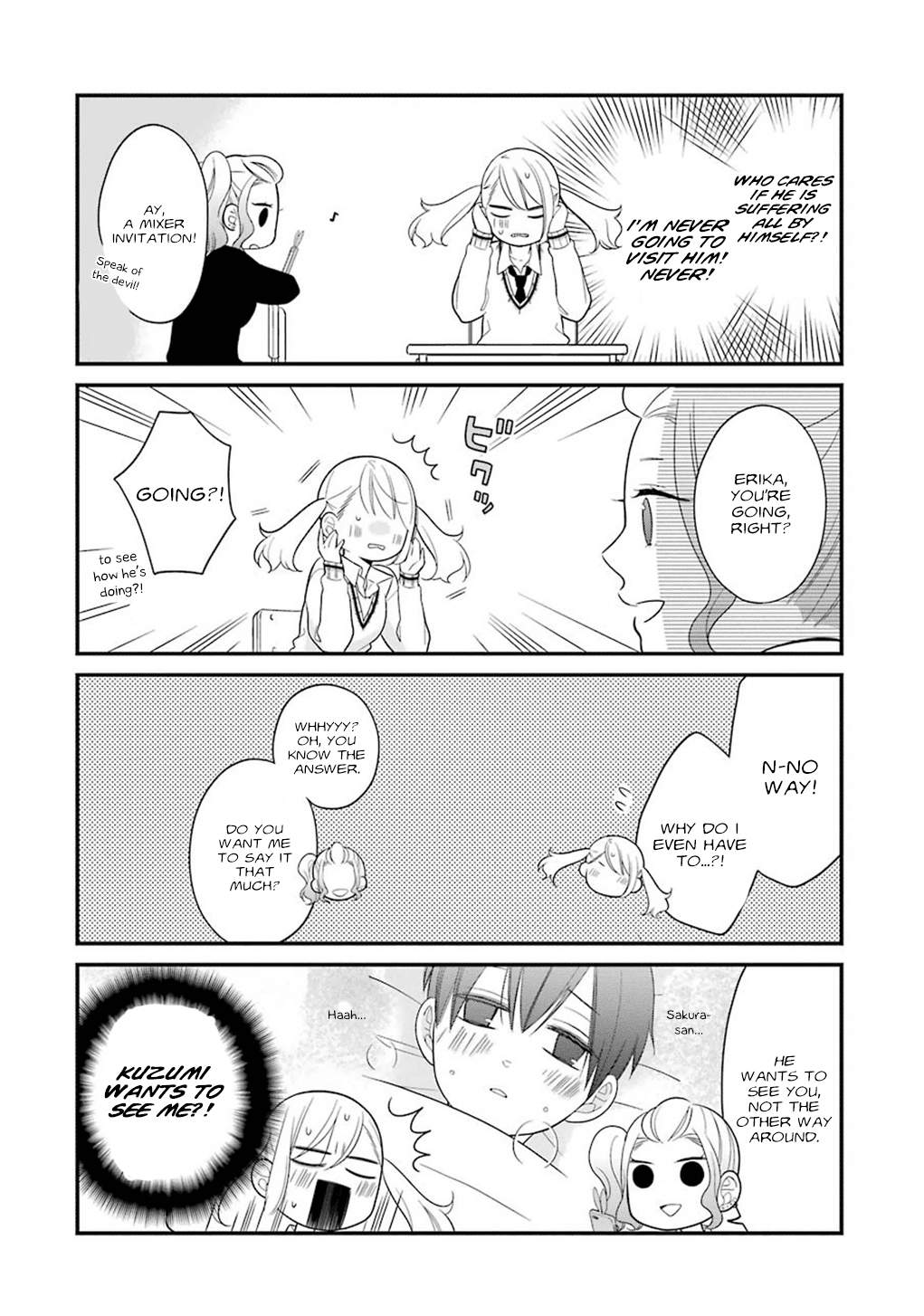 Kuzumi-kun, Kuuki Yometemasu ka? Chapter 8 page 6 - Chapter 8: A Classroom Without You