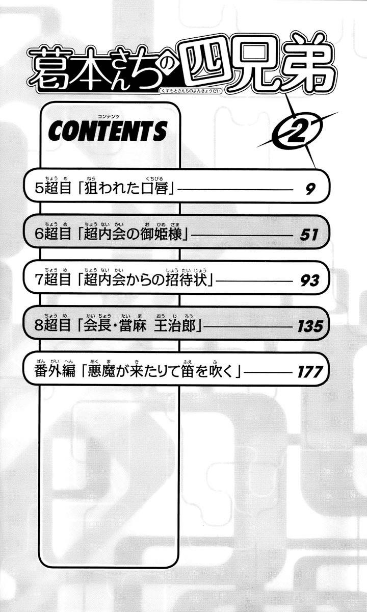 Kuzumoto-san Chi no Yonkyoudai Chapter 5 page 6 - Chapter 5: Designed Lips