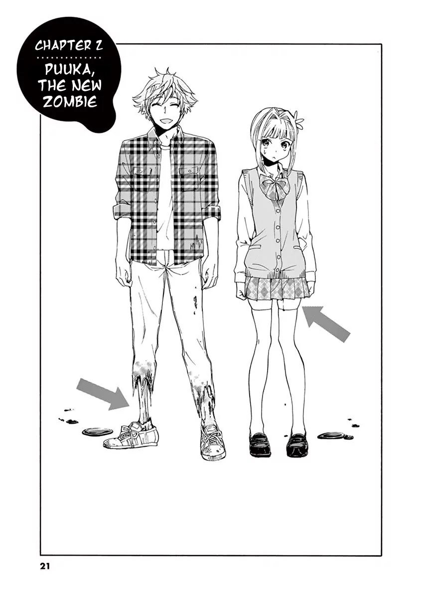 Kyo Kara Zombie! Chapter 2 page 1 - Chapter 2: Puuka, The New Zombie