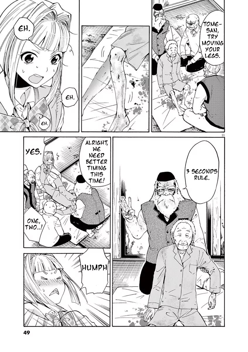 Kyo Kara Zombie! Chapter 3 page 11 - Chapter 3: Zombie Mansion