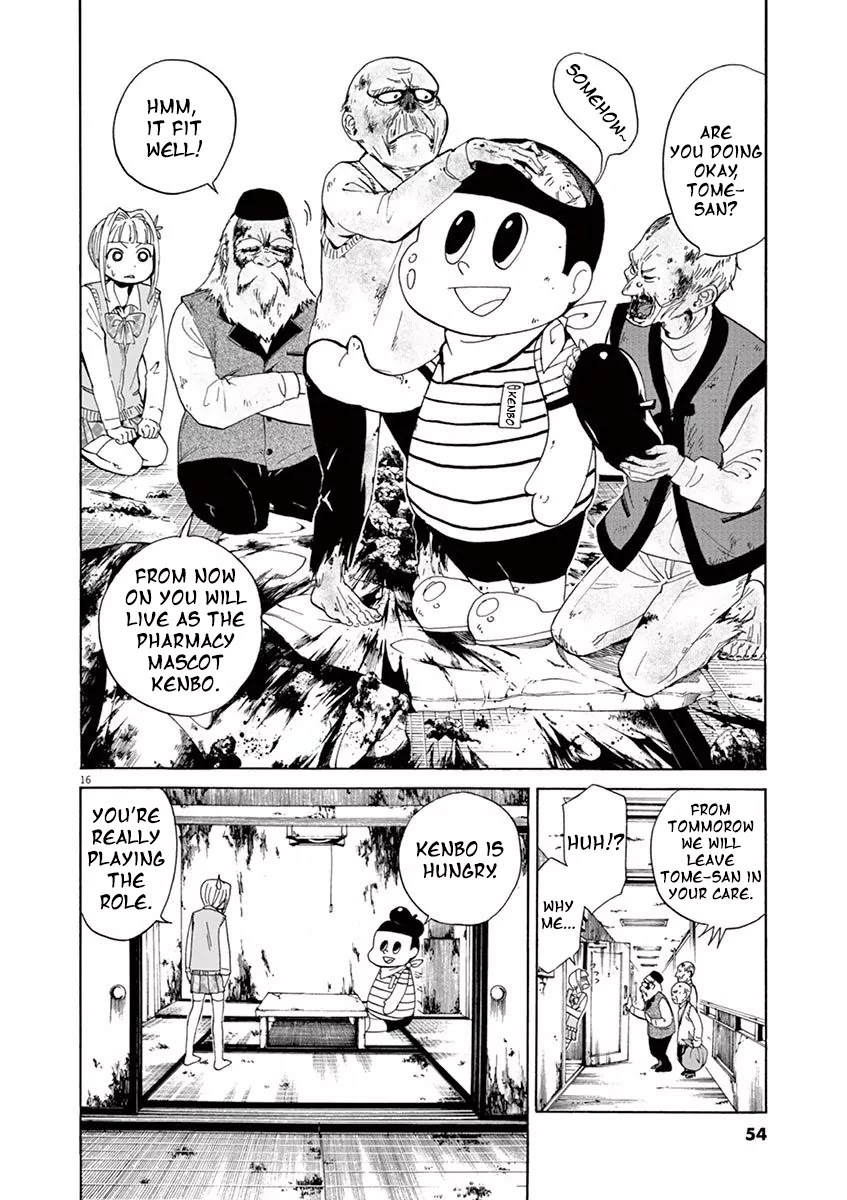 Kyo Kara Zombie! Chapter 3 page 16 - Chapter 3: Zombie Mansion