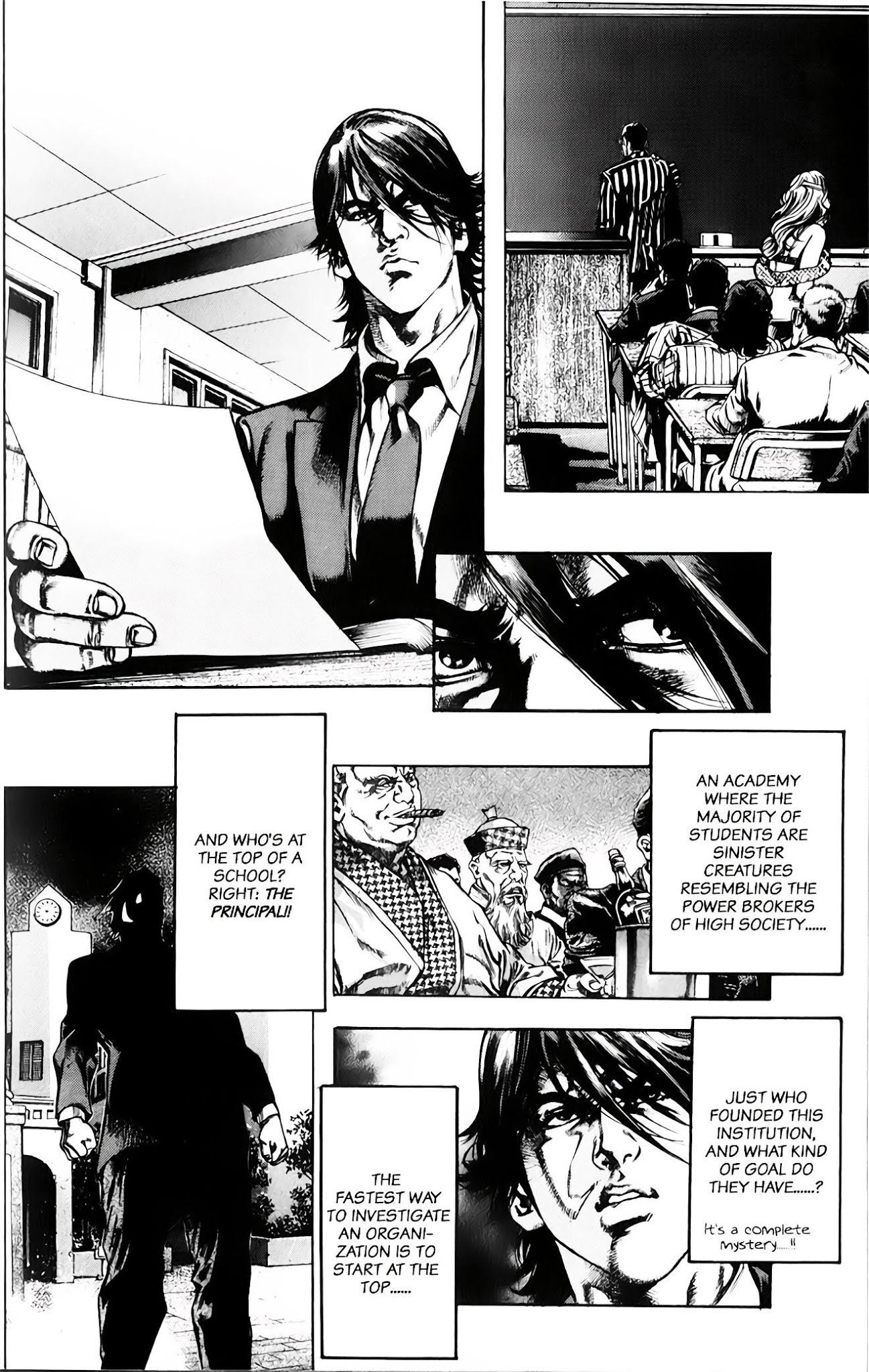 Kyoaku Gakuen Chapter 3 page 2 - Chapter 3 : The Principal's Room of Death
